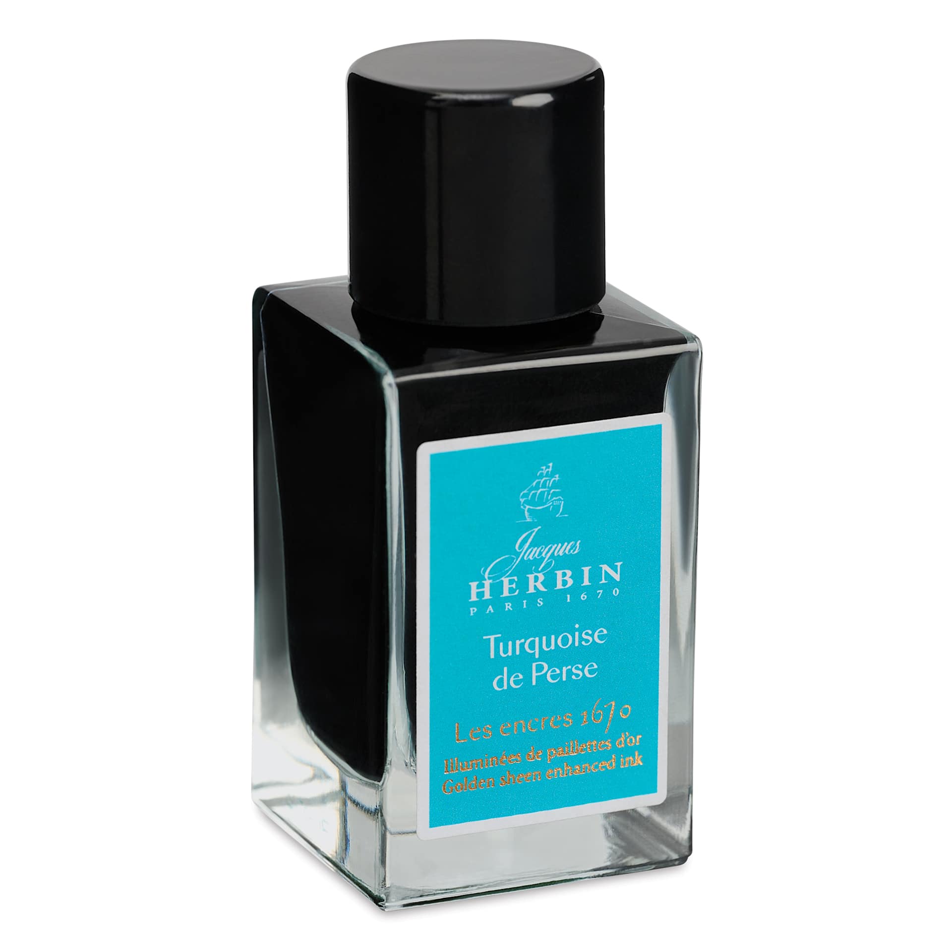 Herbin 1670 Anniversary Collection Fountain Pen Ink - Turquoise de Perse, 15 ml
