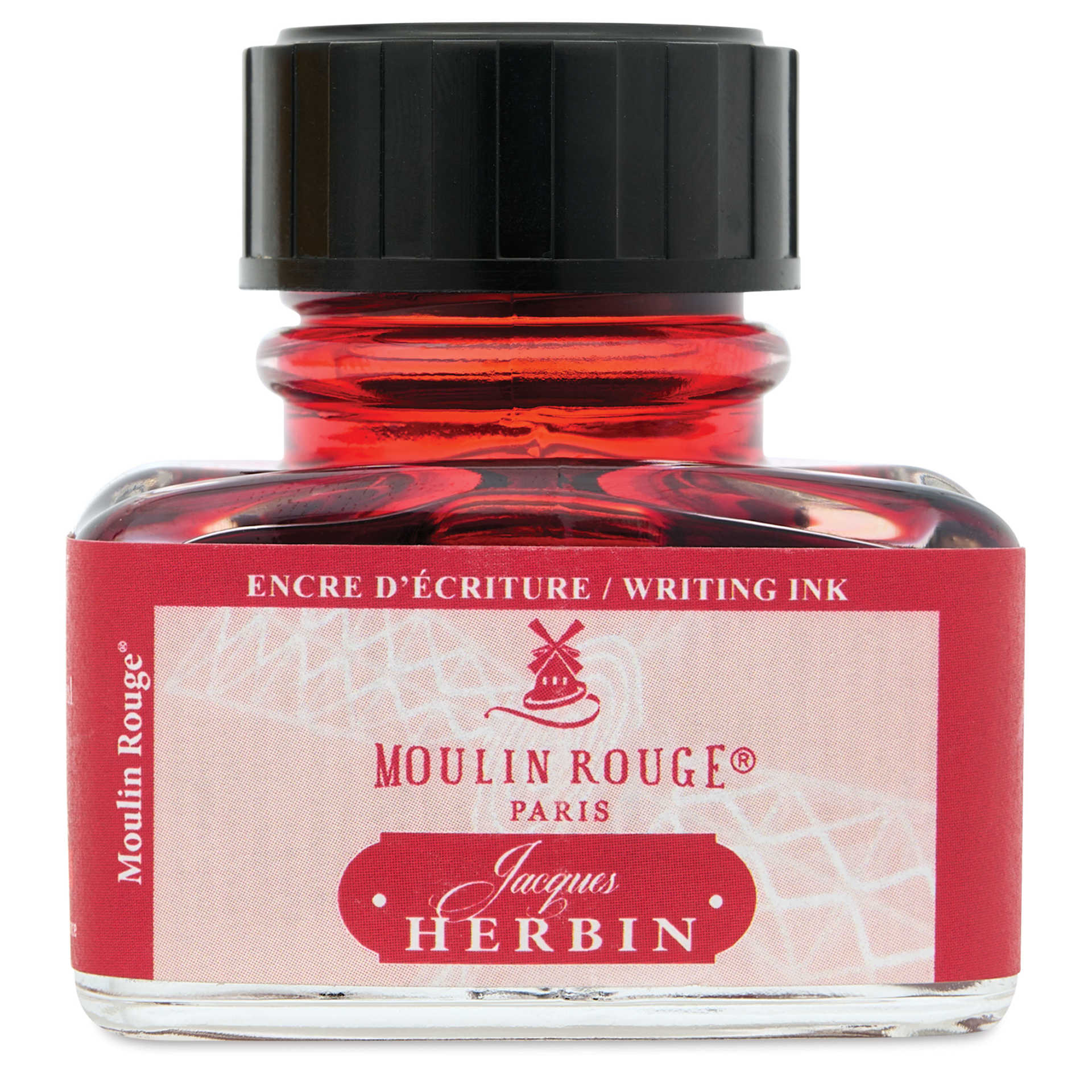 Herbin Paris Collection Fountain Pen Ink - Moulin Rouge (Red), 30 ml