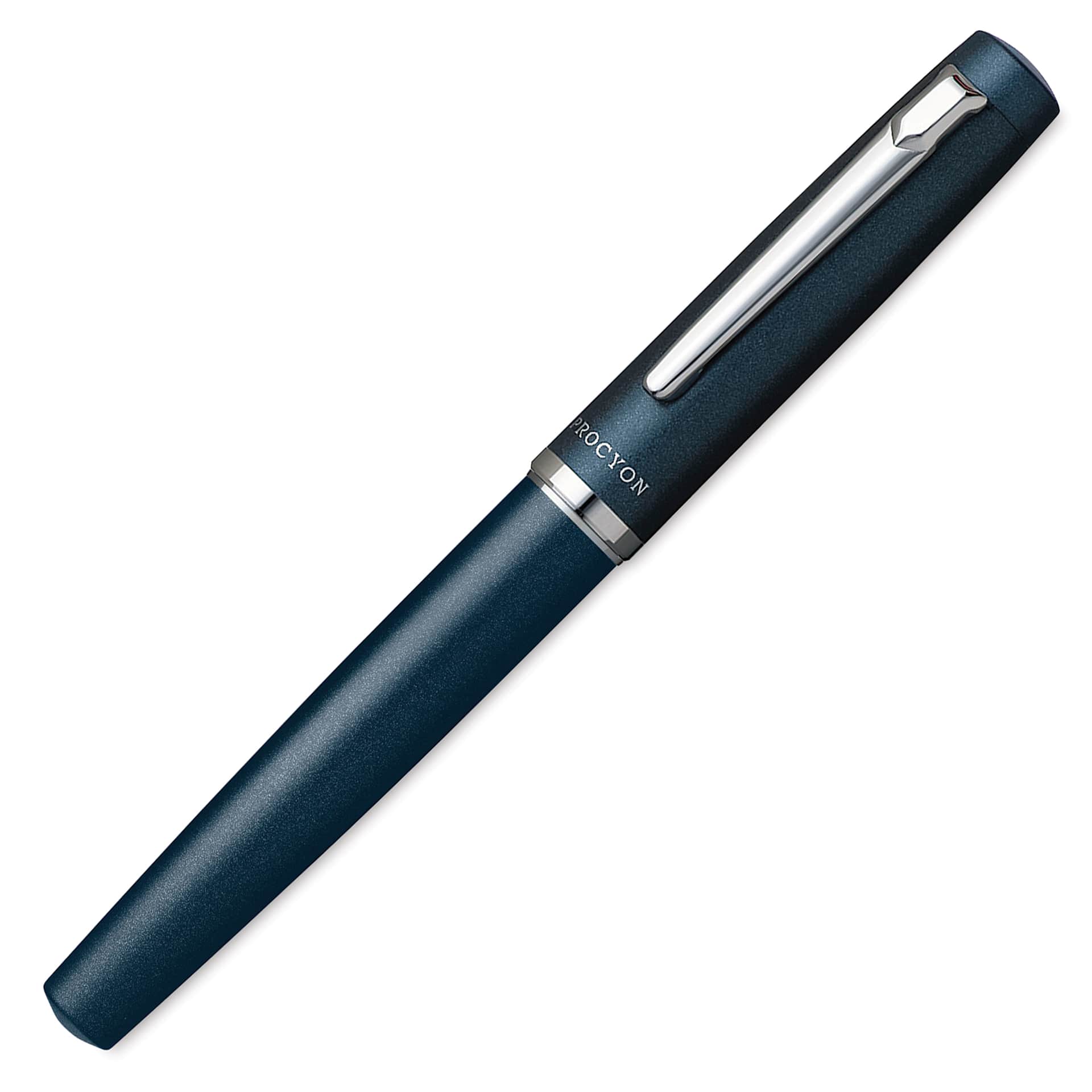 Platinum Procyon Fountain Pen - Deep Sea Blue, Fine Nib, capped