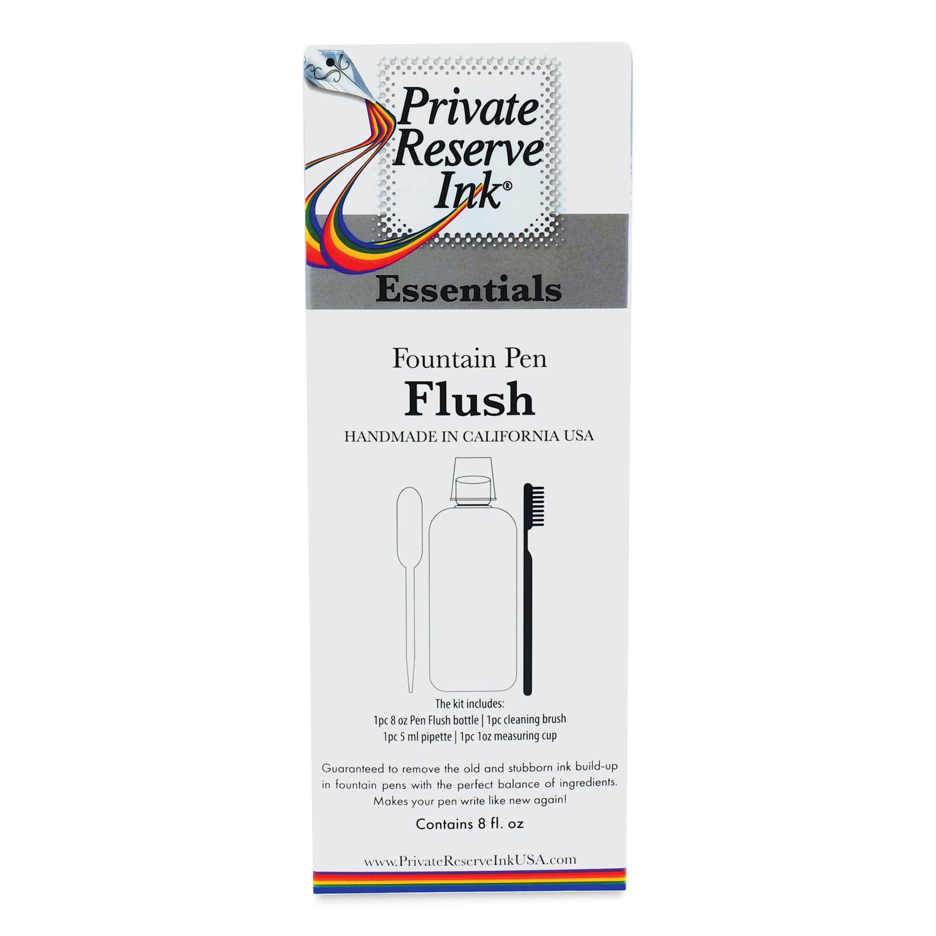 Private Reserve Ink Essentials Fountain Pen Flush Kit - 8 oz, front of packaging