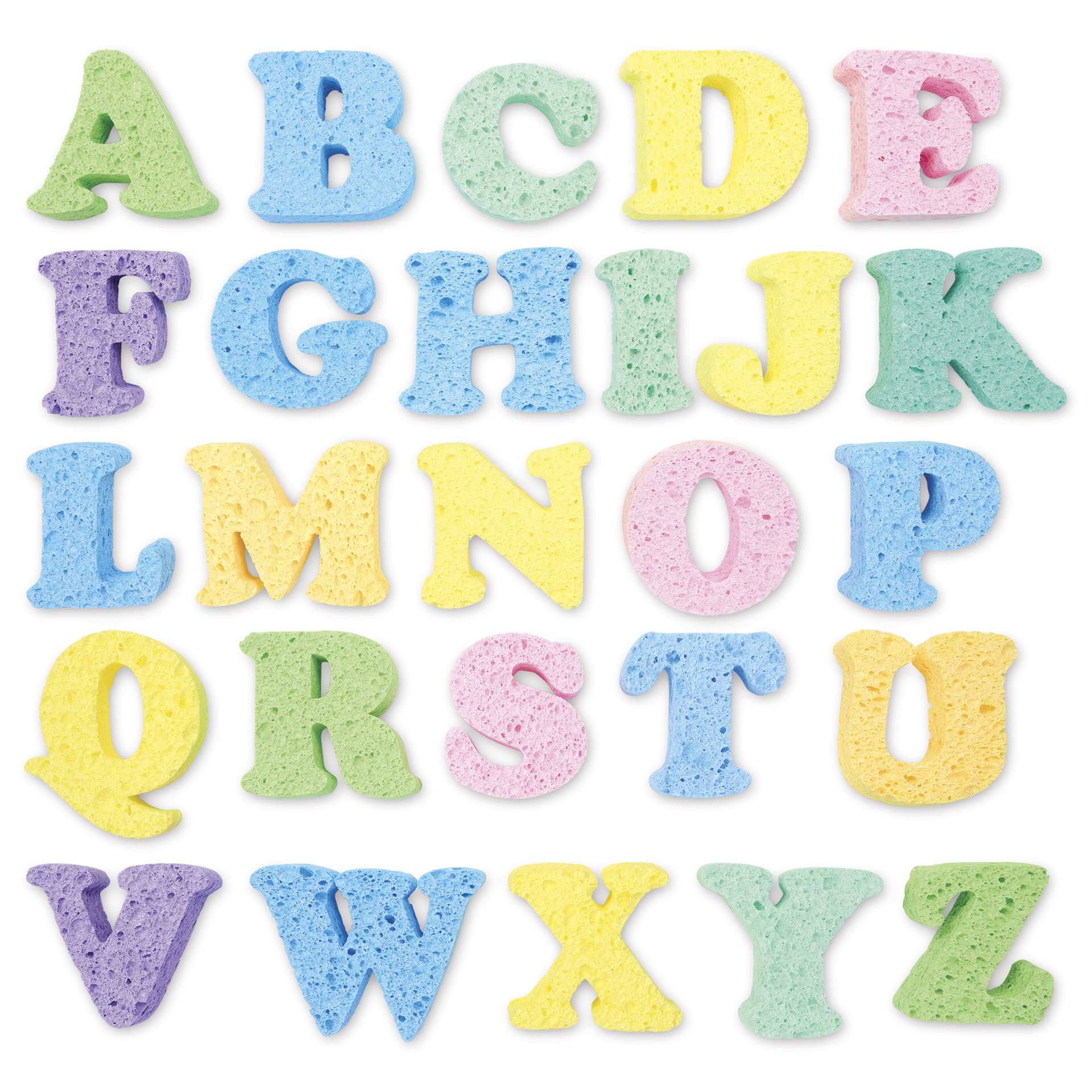 Captain Creative Super Sponges - Large Alphabet