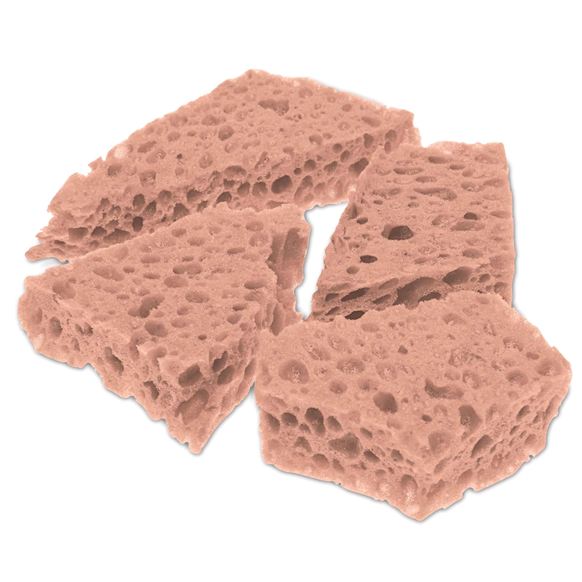 Color Factory Faux Sea Sponges - Pkg of 4, 3" x 2" sponges