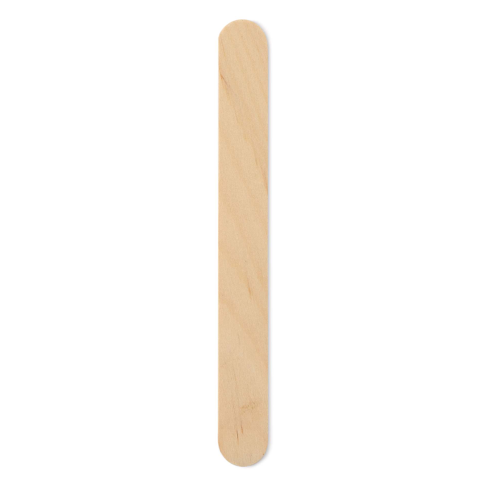 Creative Arts by Charles Leonard Craft Sticks - Pkg of 75, Jumbo, Neutral, 6" x 3/4" single stick