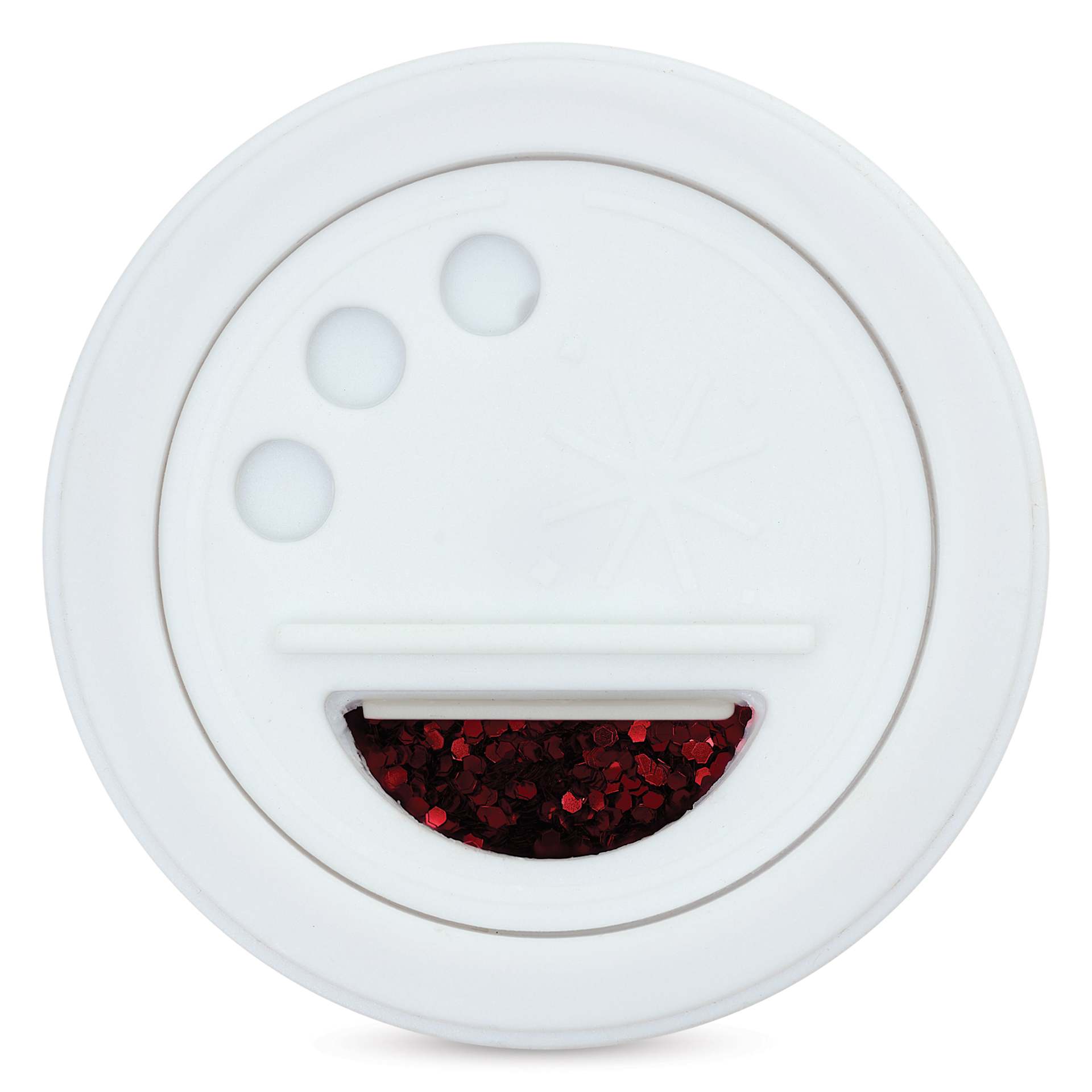 Sulyn Glitter - Red, Chunky, 4 oz Jar, lid