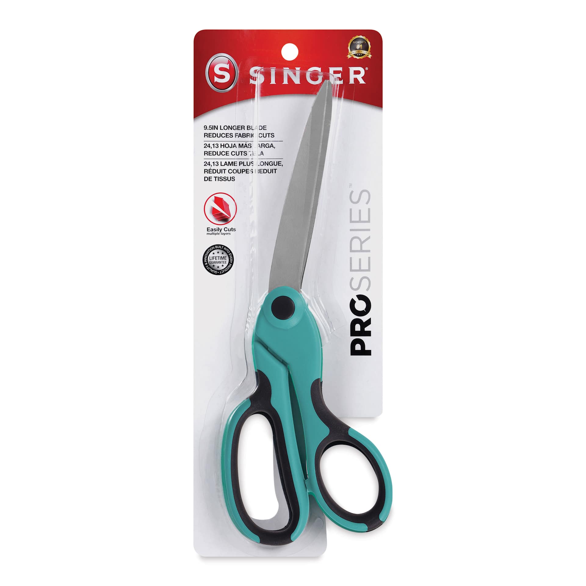 Singer ProSeries Heavy Duty Bent Scissors - 9.5" front of packaging