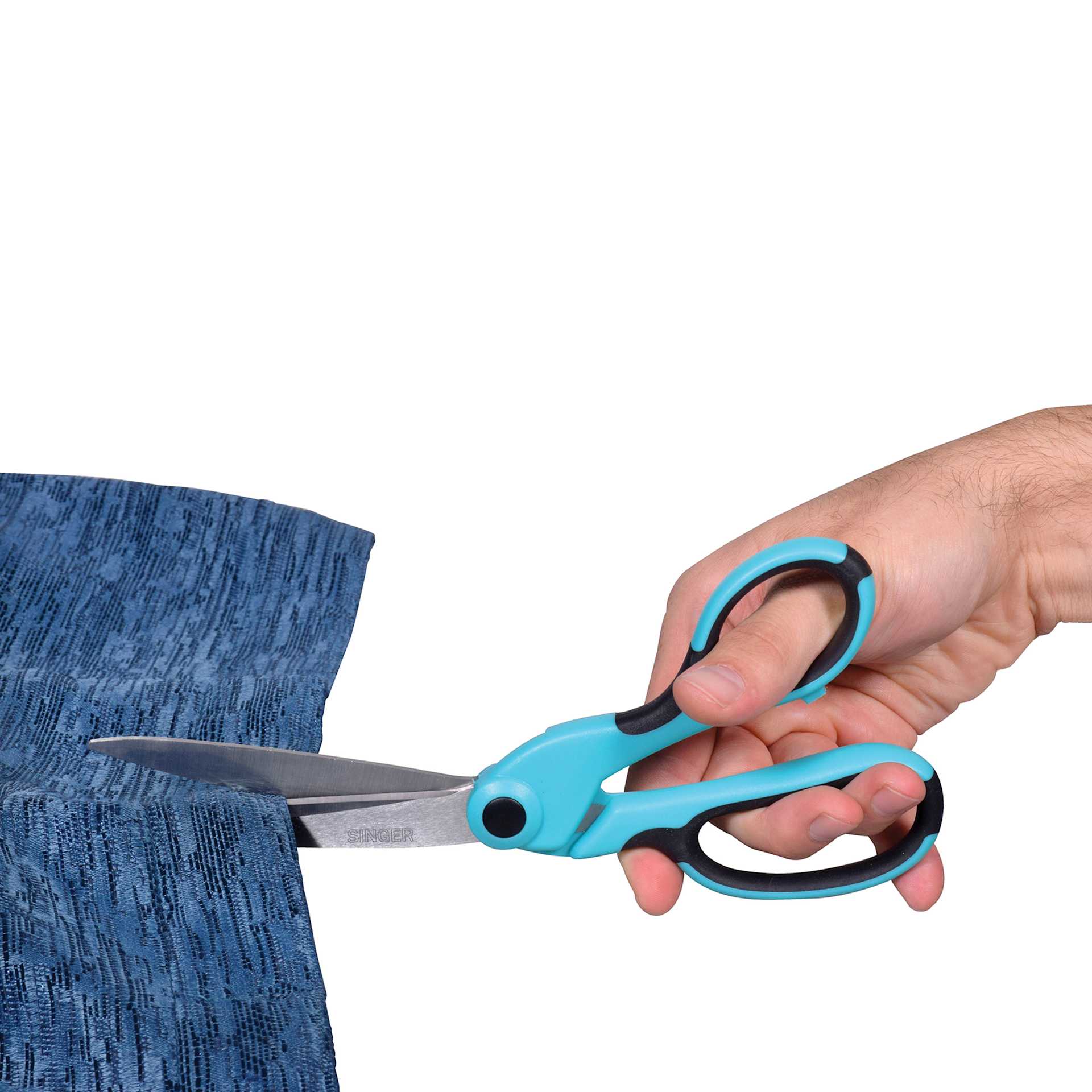 Singer ProSeries Heavy Duty Bent Scissors - 9.5" cutting fabric