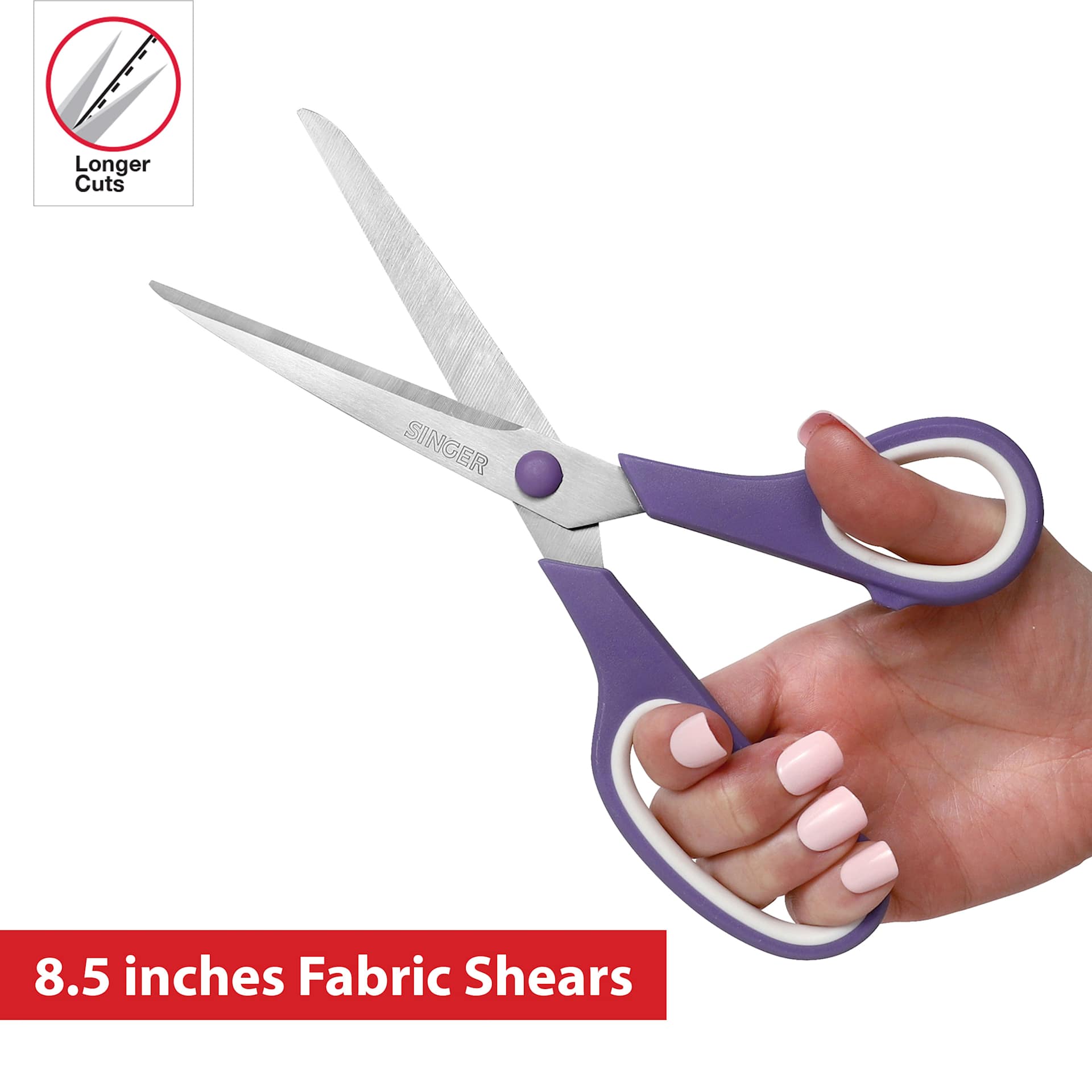 Singer Soft Grip Scissors - Fabric Shears