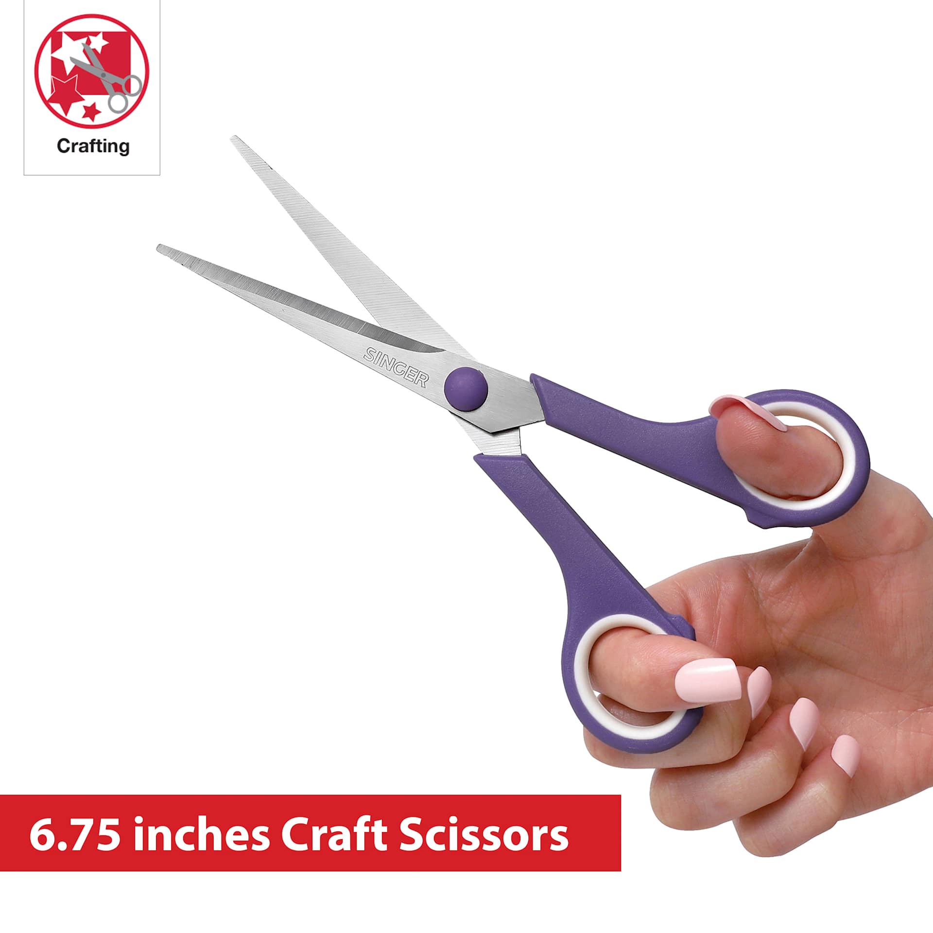 Singer Soft Grip Scissors - Craft Scissors