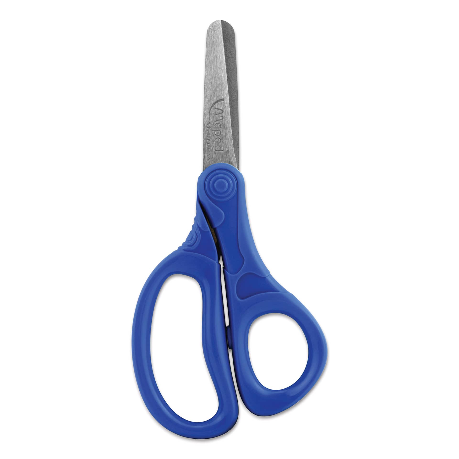 Maped Kids School Scissors Pack - Blunt Tip, Blue scissor out of packaging