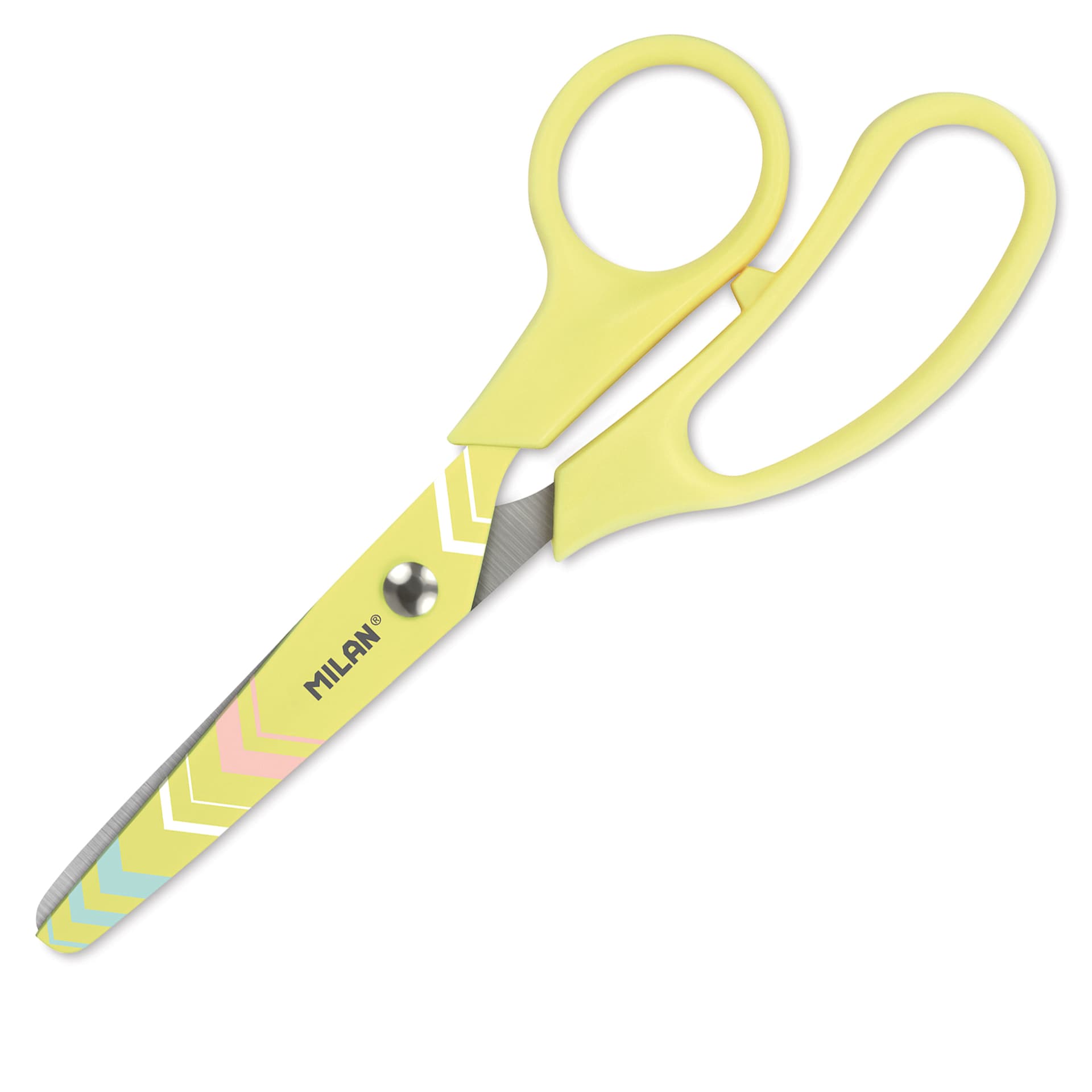 Milan Pastel Basic Scissors - Yellow, 5-1/4"