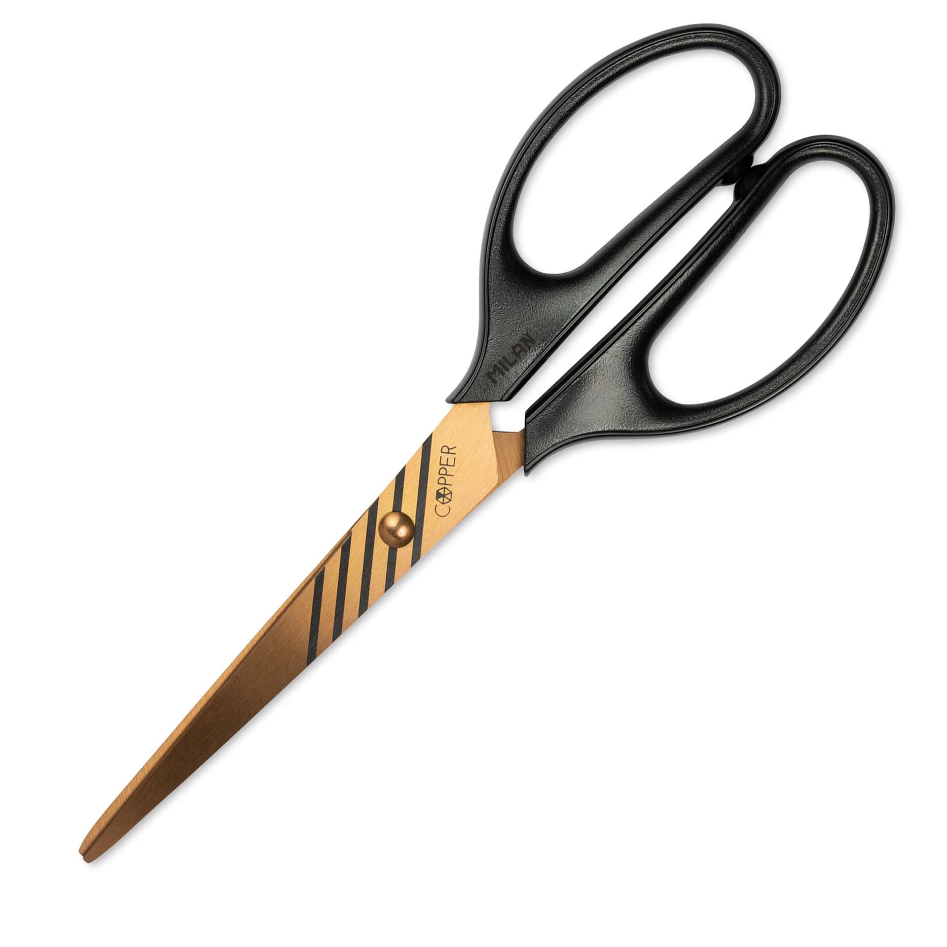 Milan Copper Series Office Scissors - Copper Black, 6-3/5"