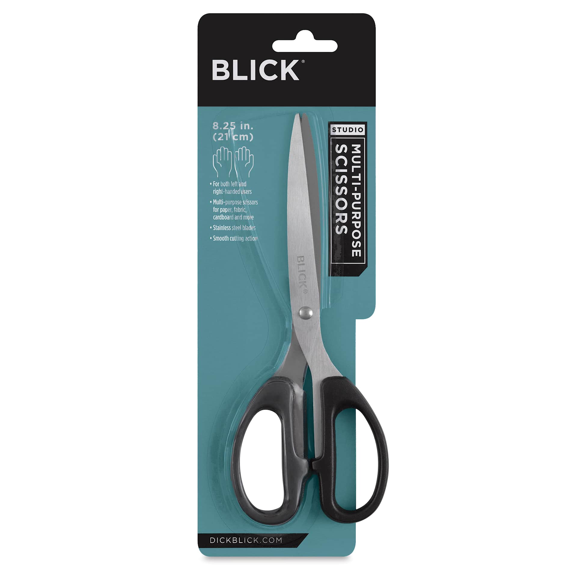 Blick Studio Multi-Purpose Scissors - 8-1/4" - front of packaging