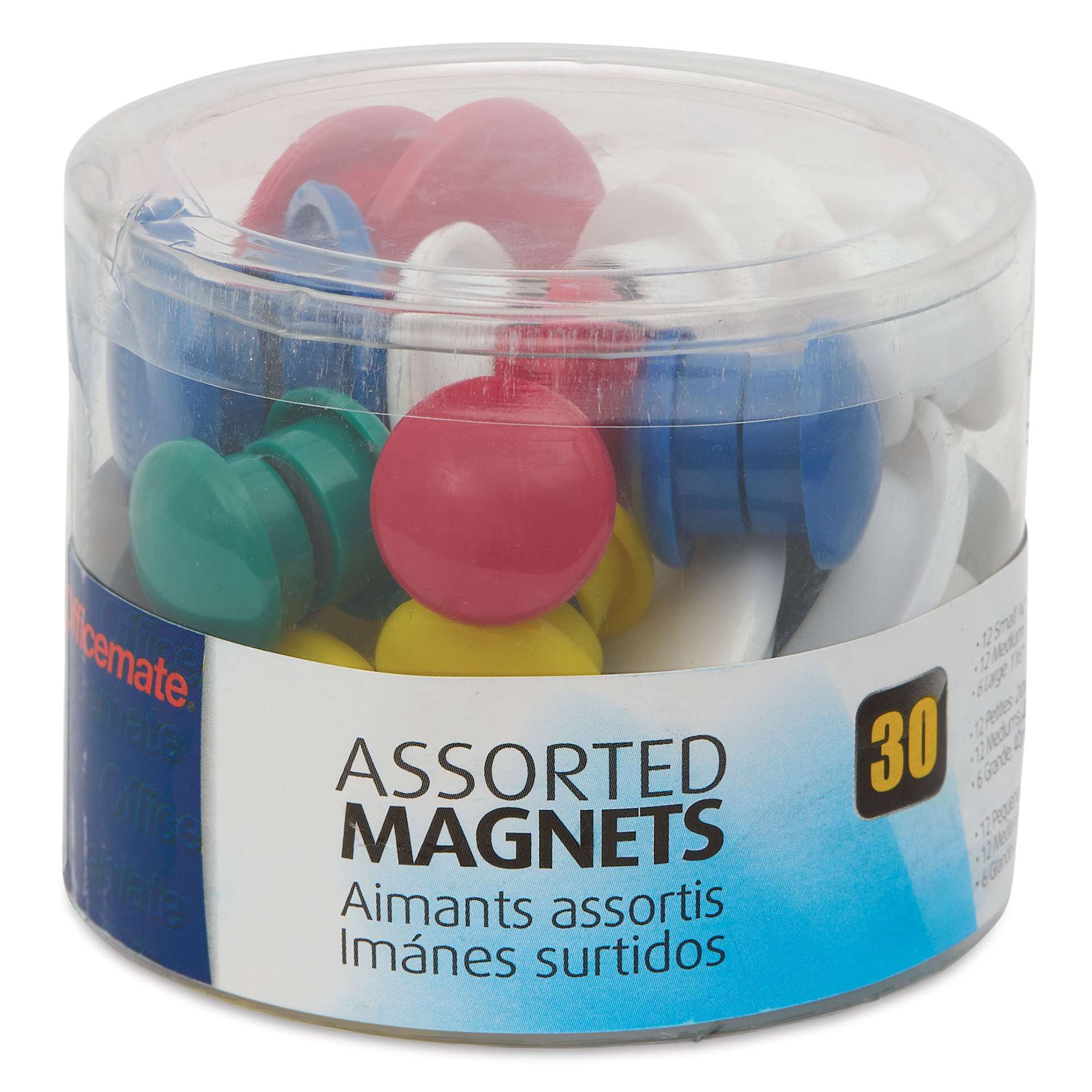 Officemate Magnetic Fasteners - Pkg of 30 container