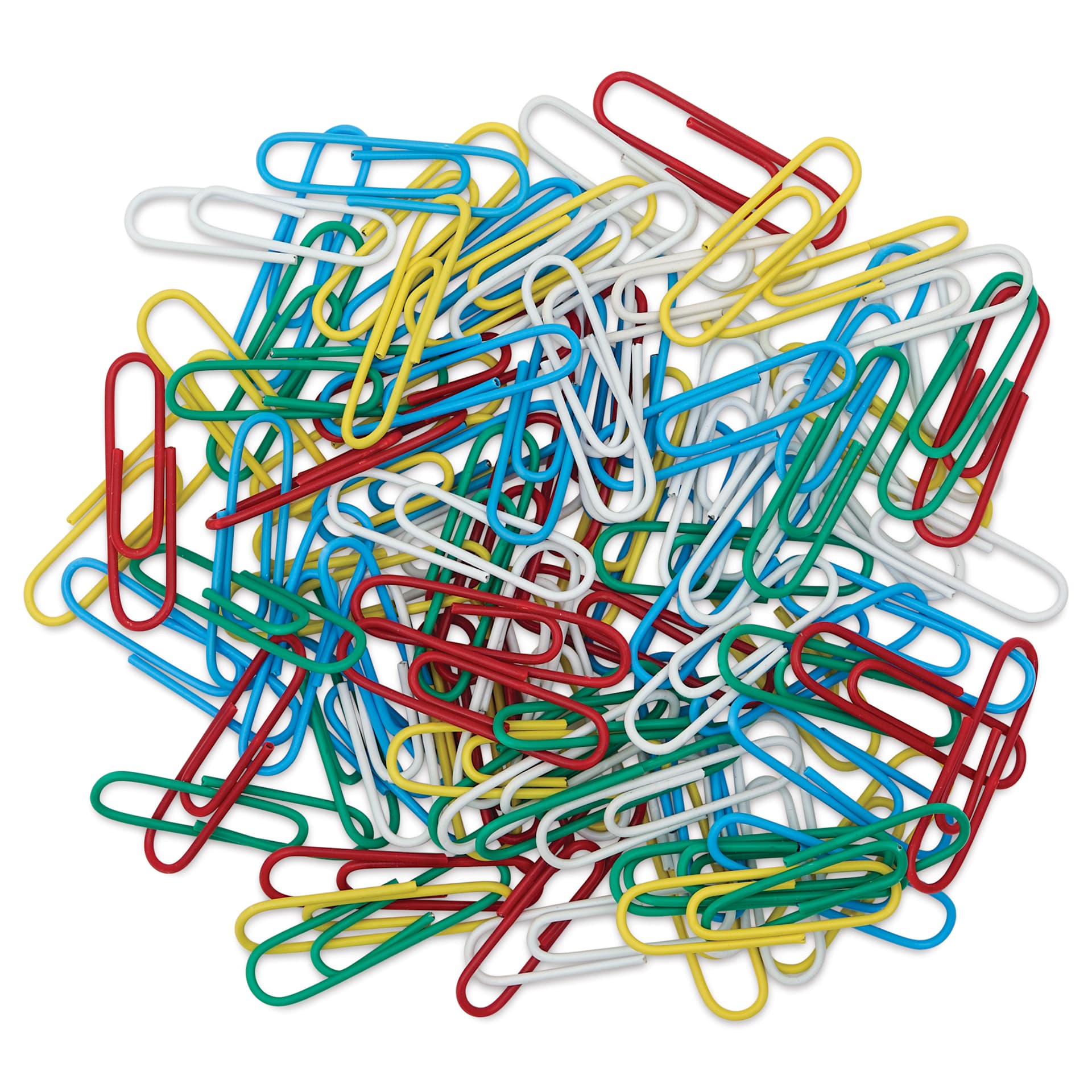 Charles Leonard Paper Clips - Pkg of 100, Standard, Assorted Colors