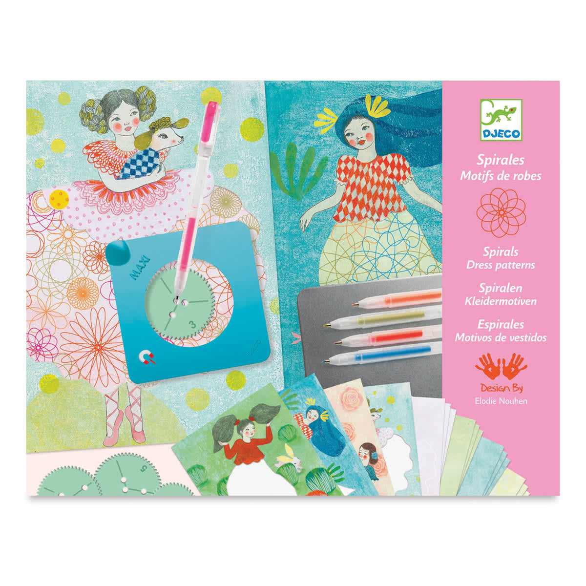 Djeco Le Grand Spirals Kit - Dress Patterns (In packaging)