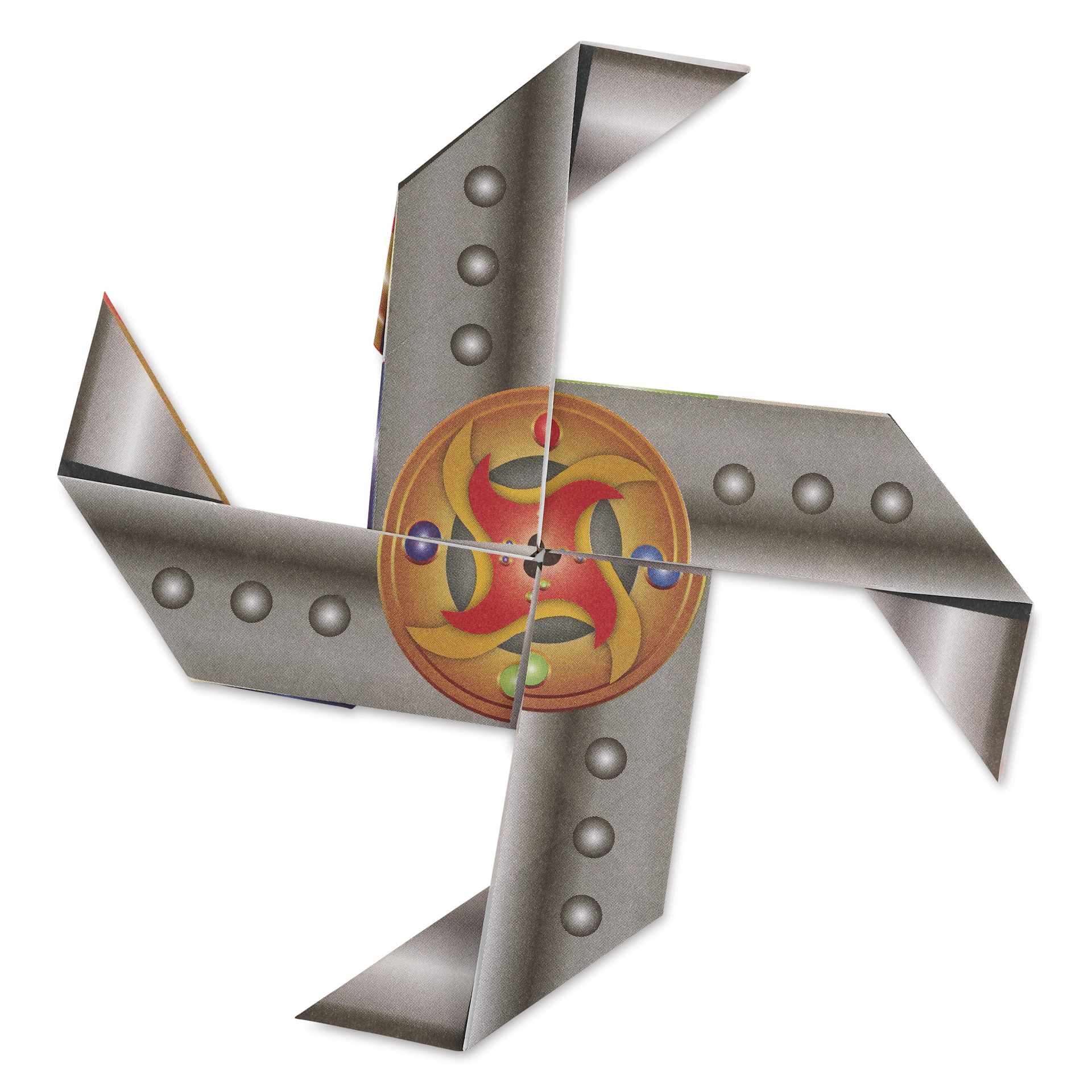 Aitoh Ninja Spinners Origami Kit - 5-7/8" x 5-7/8", Pkg of 16, finished