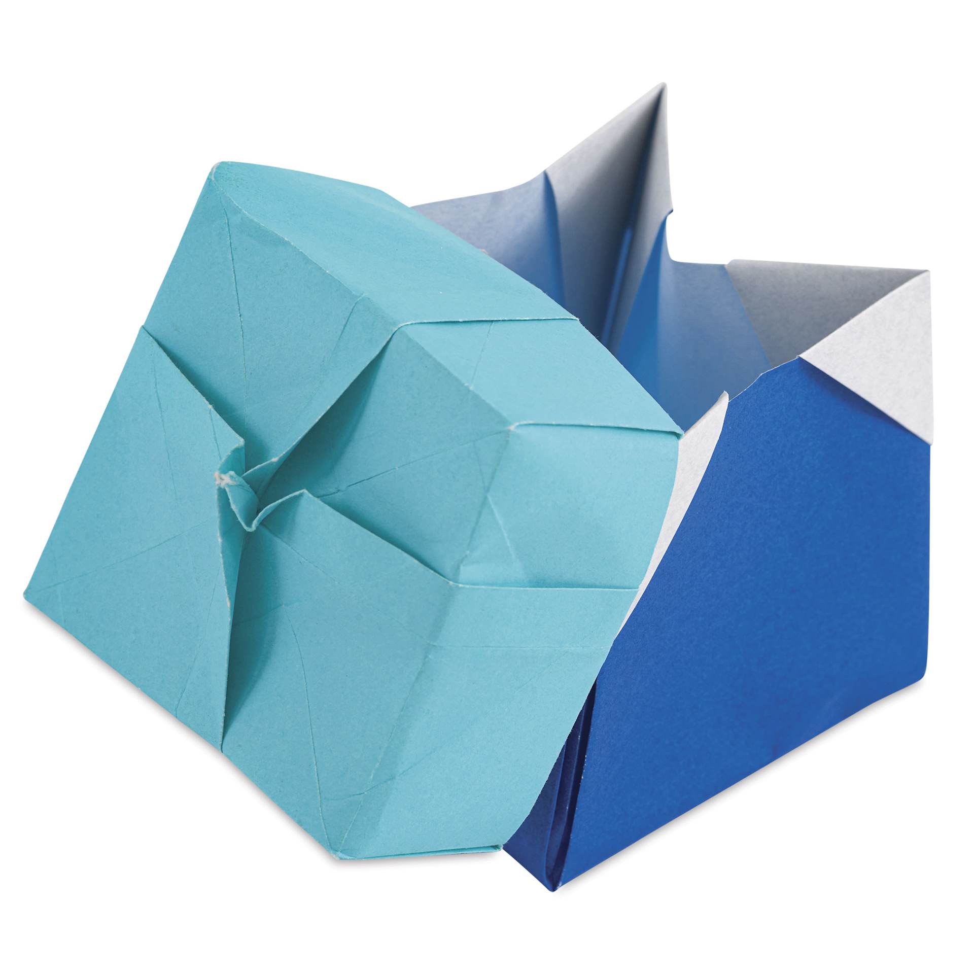 Aitoh Box and Envelope Origami Kit, blue box