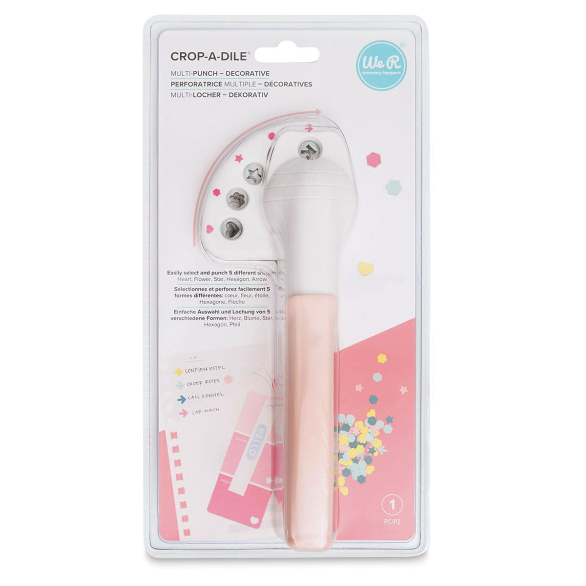 We R Memory Keepers Crop-A-Dile Multi-Hole Punch - Decorative Punch (In packaging)