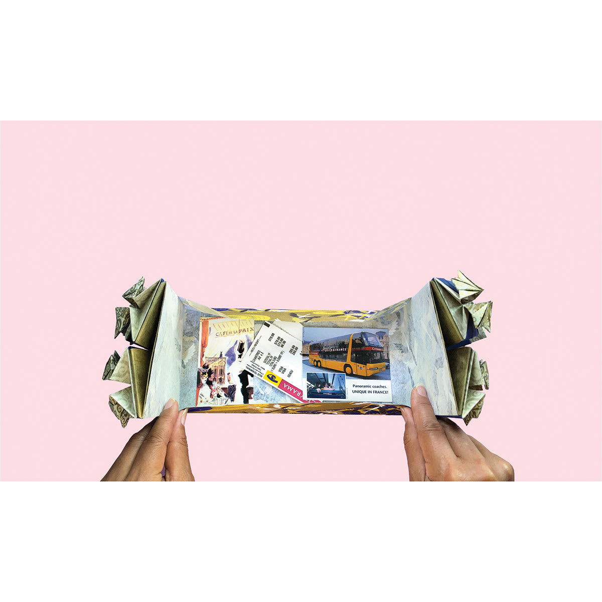Aitoh Paper Nook Book Kit, finished book