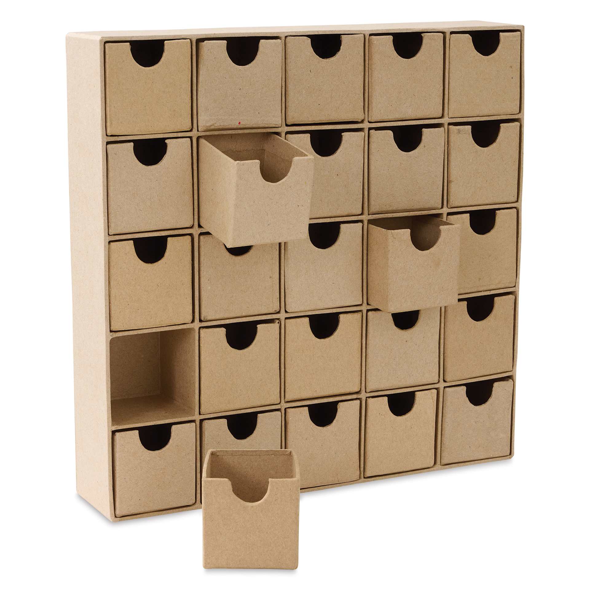 DecoPatch Paper Mache Multi Drawer Shelf, removed drawer