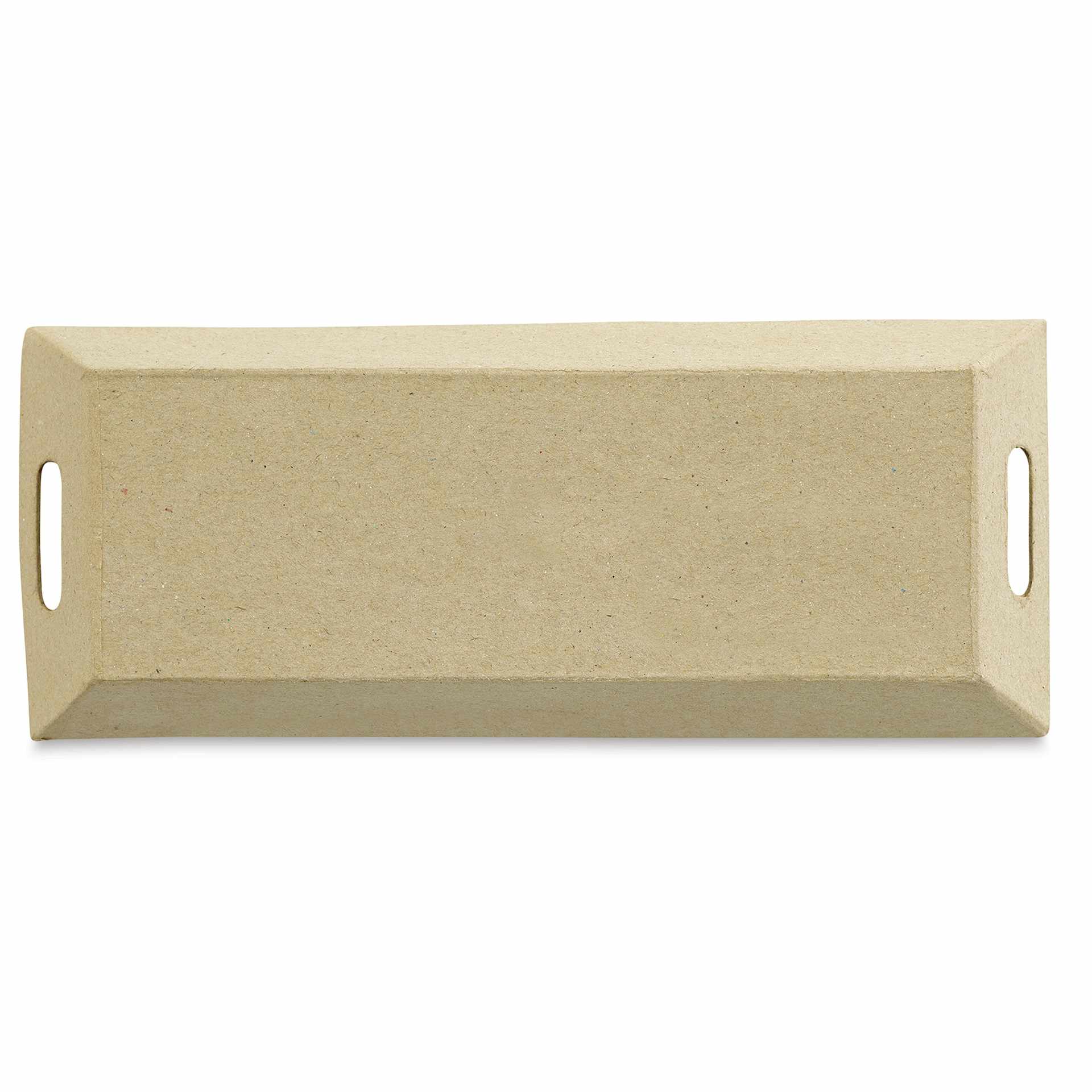 DecoPatch Paper Mache Tray - Rectangle, Large, 10-1/4" x 4-3/8" x 1-1/4",underneath