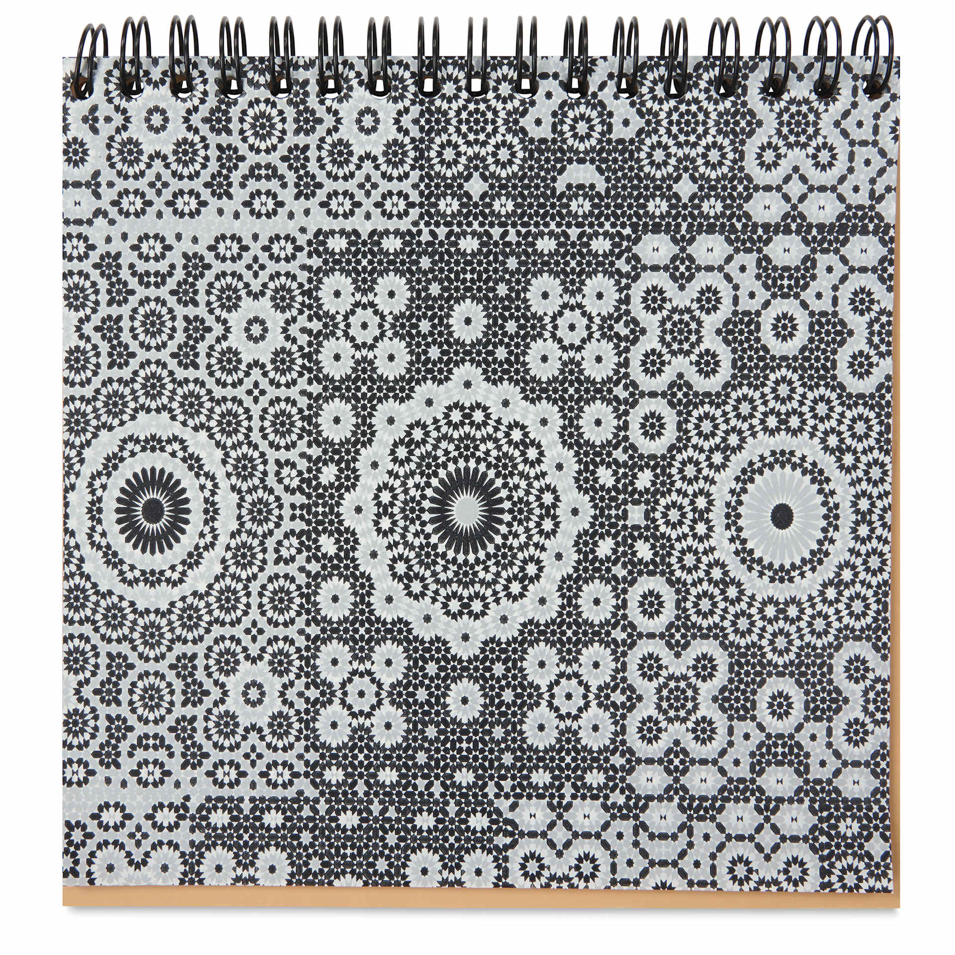 DecoPatch Paper DecoPad - Black / White, 6" x 6" - page example