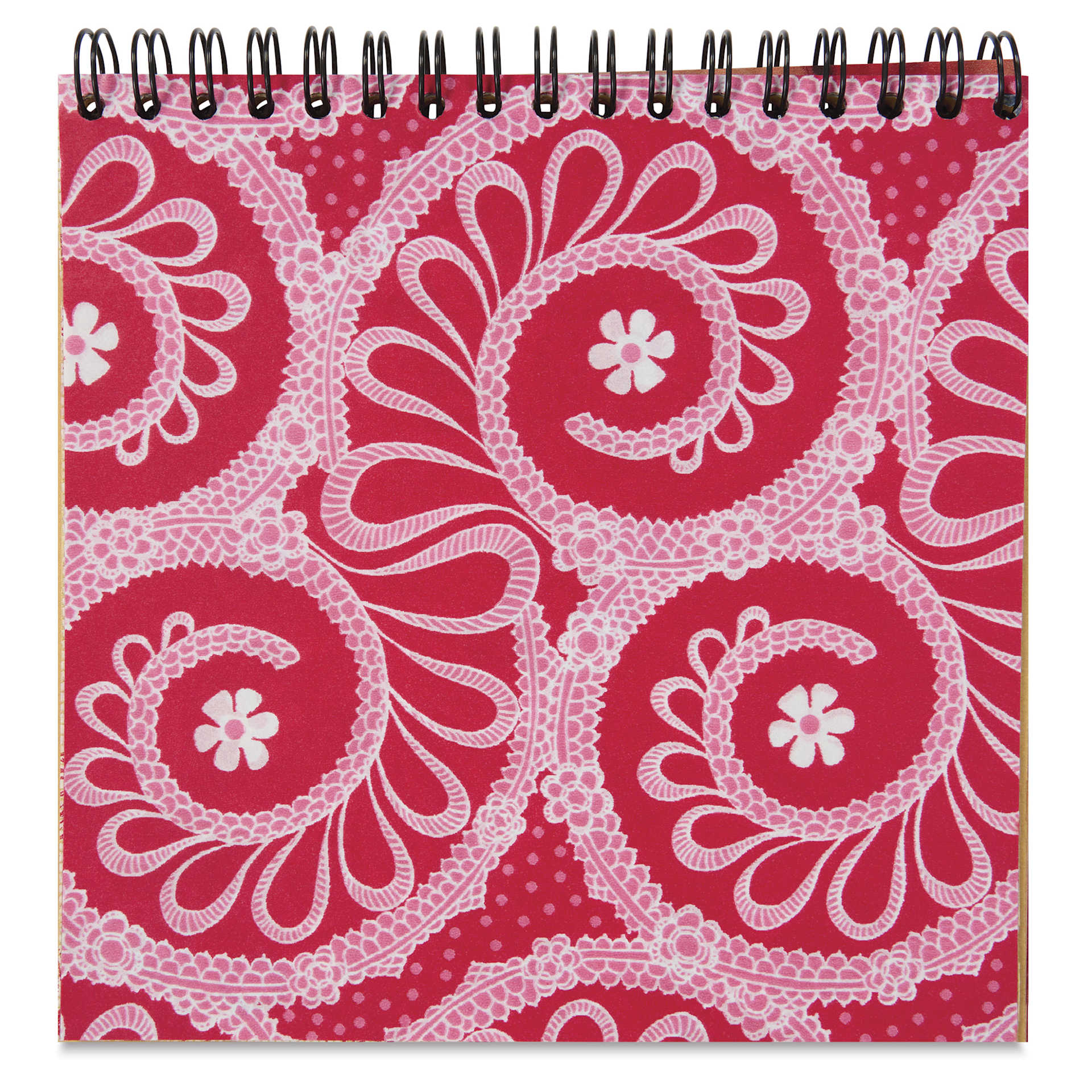 DecoPatch Paper DecoPad - Red, 6" x 6" - page example, nautilus shells