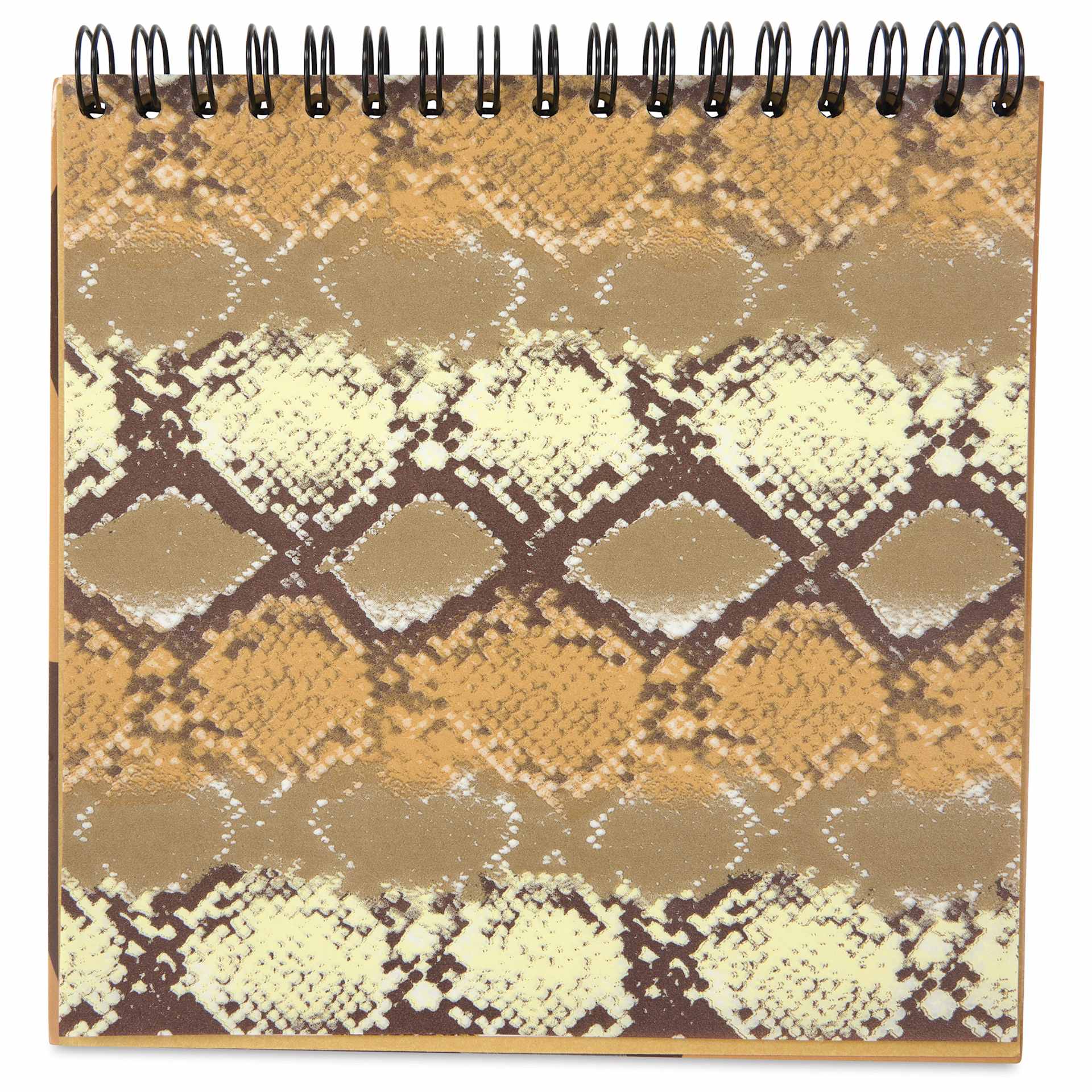DecoPatch Paper DecoPad - Brown, 6" x 6" - page example, diamondback print