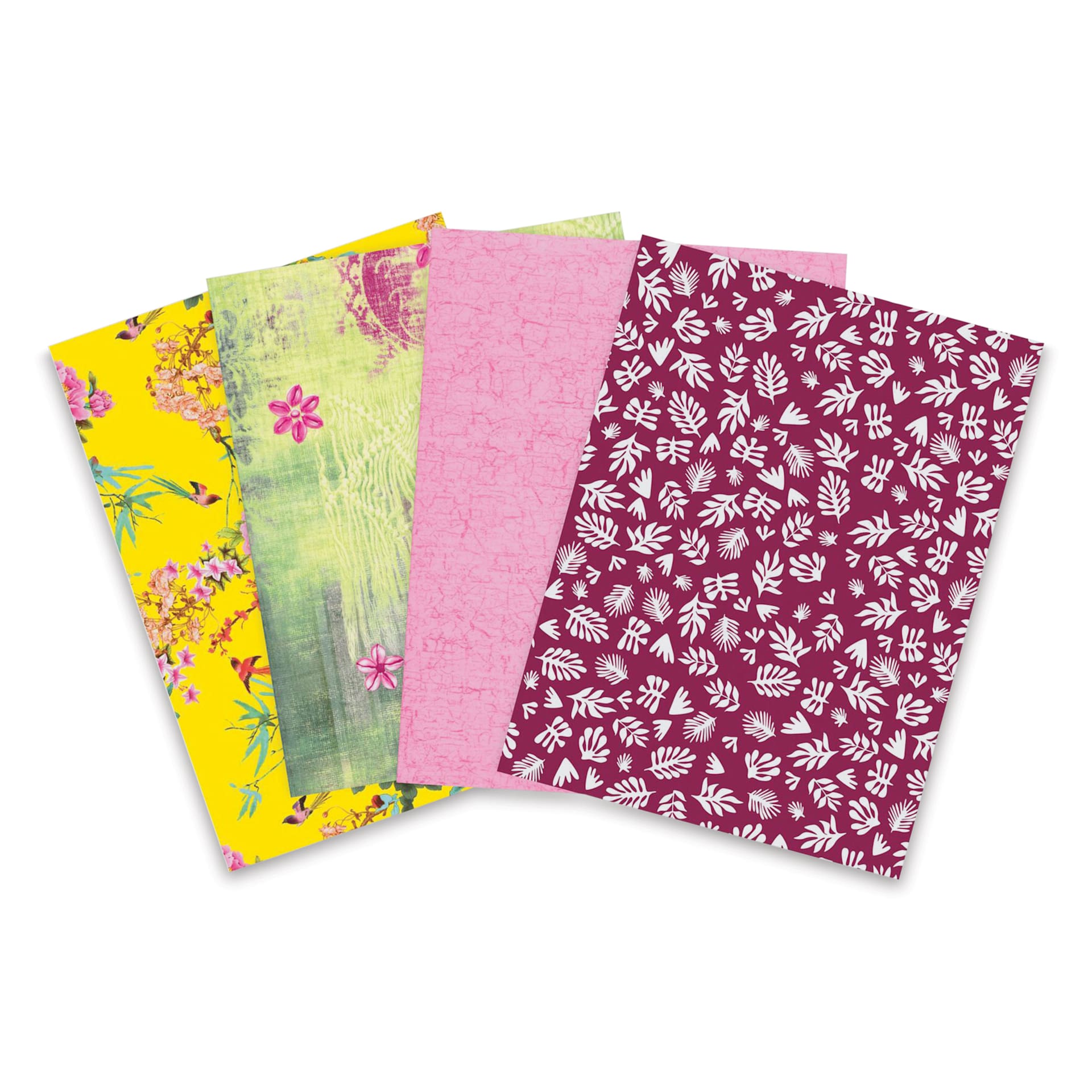 Decopatch Mix & Patch Paper Assortment - Set of 4, Trip to Kyoto, 30 cm x 40 cm