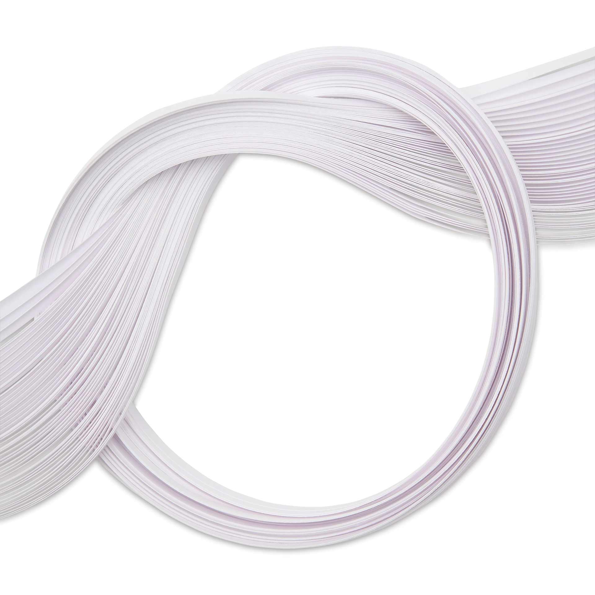 Quilled Creations Premium Quilling Paper - Pkg of 50, Bright White, 1/8"