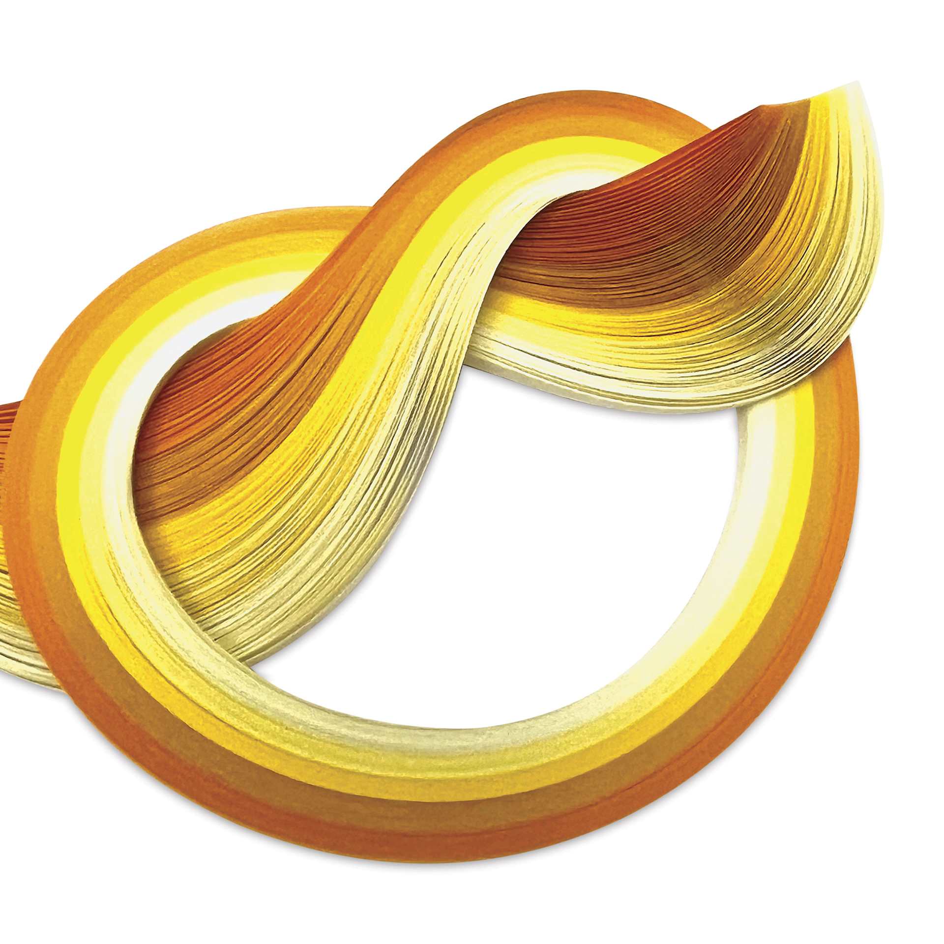Quilled Creations Mixed Quilling Papers - Yellow Shades, Pkg of 100