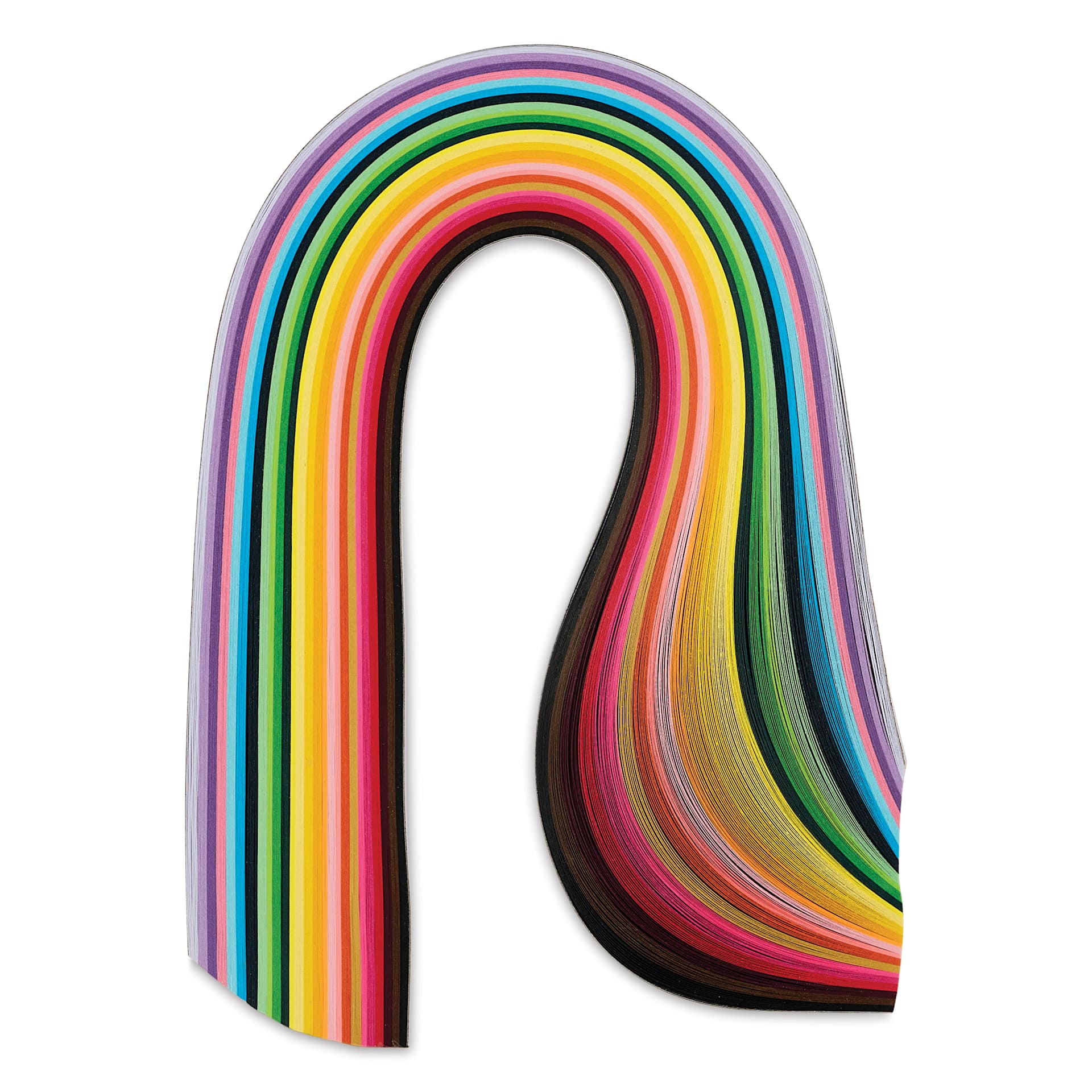 My Creative Camp Paper Quilling Strips - Pkg of 720. Set of 26 colors, Mixed, 38 cm x 7 mm