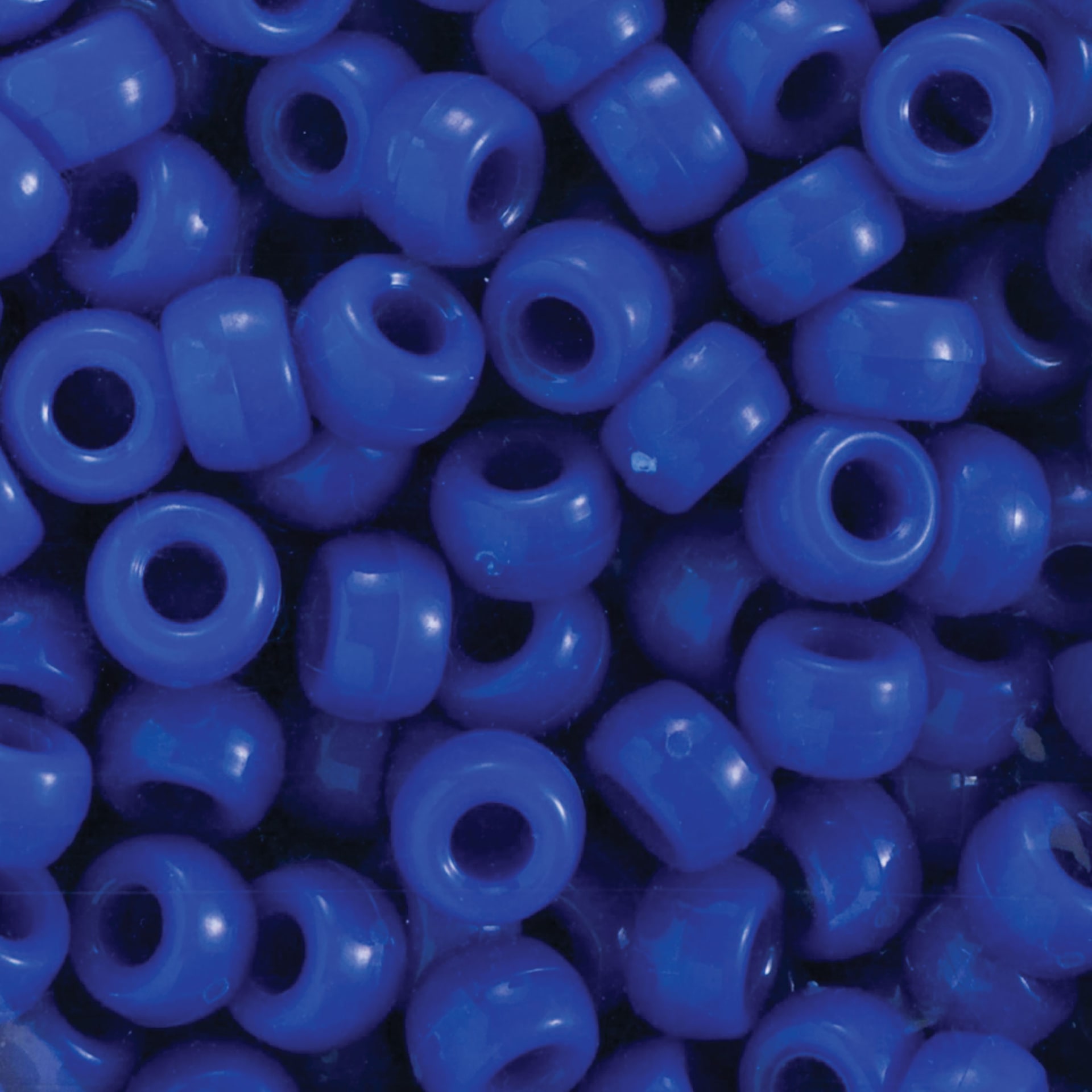 Cousin DIY Fun Pack Pony Beads - Pkg of 750, Blue, 6 mm x 9 mm