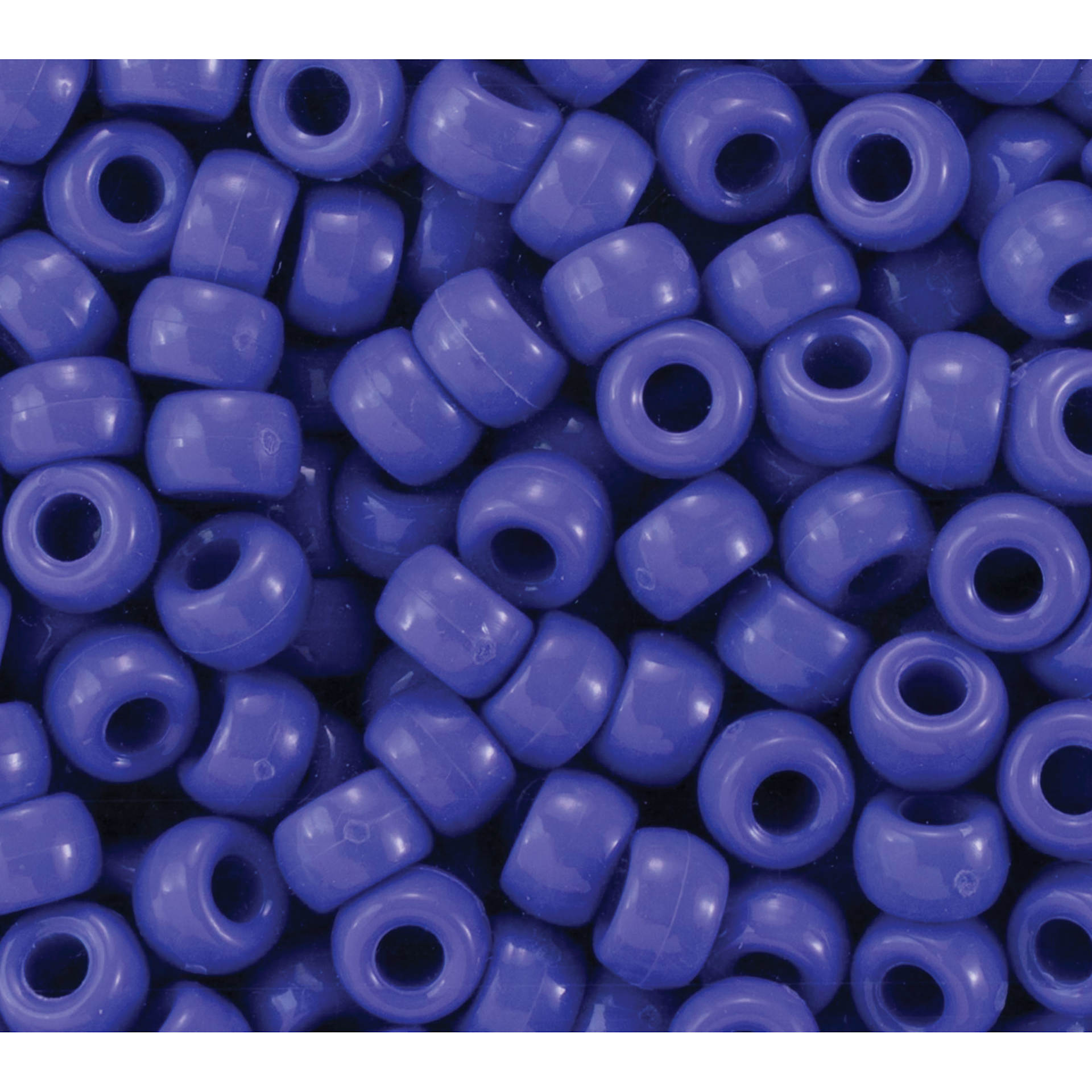 Cousin DIY Fun Pack Pony Beads - Pkg of 750, Purple, 6 mm x 9 mm