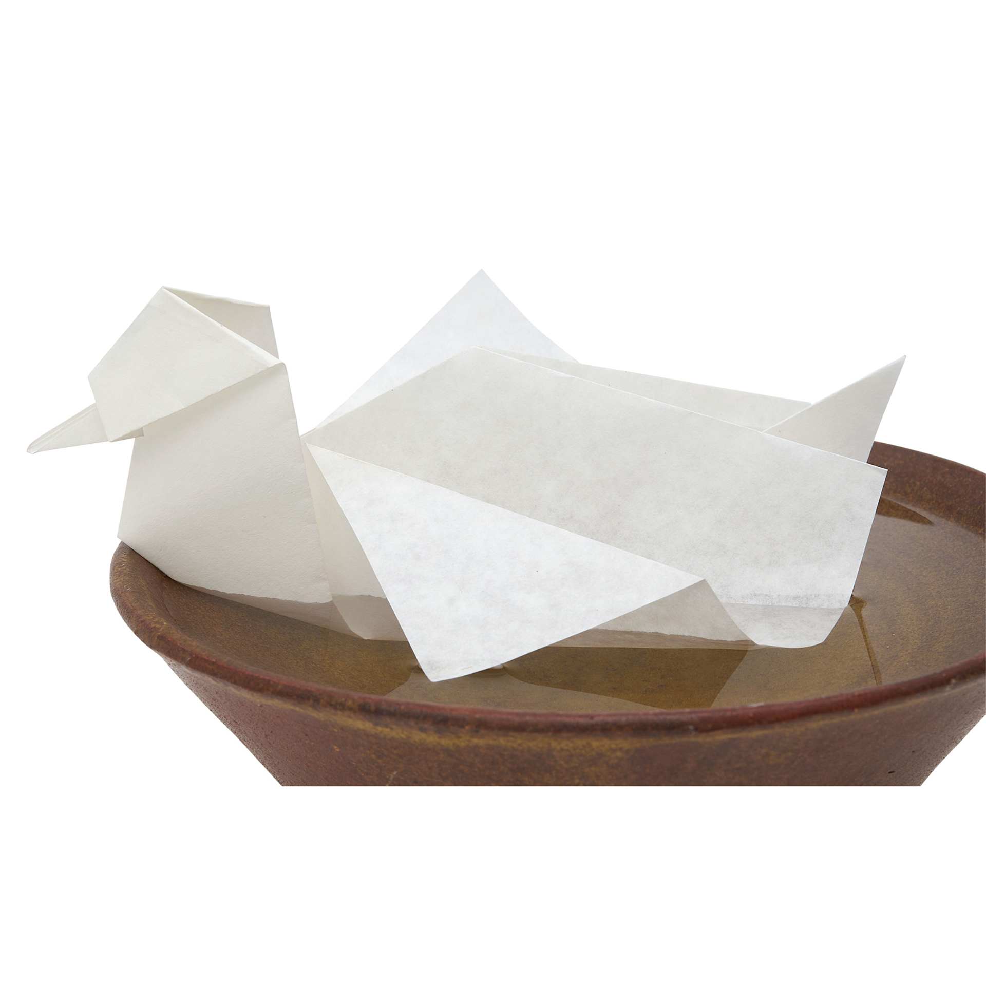 Folia Waterproof Origami Sheets - Pkg of 20, 20 cm x 20 cm showing completed project