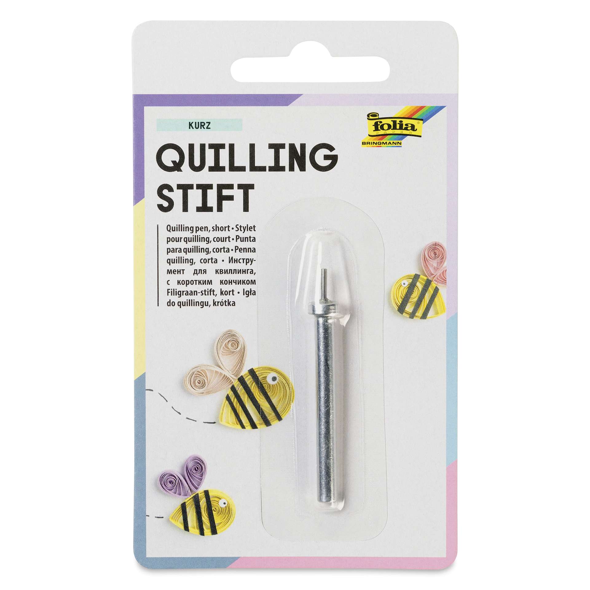 Folia Quilling Pen Tool - Short front of packaging