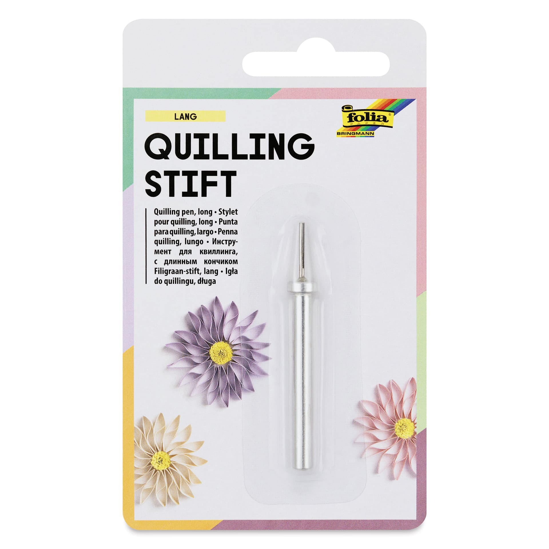 Folia Quilling Pen Tool - Long front of packaging