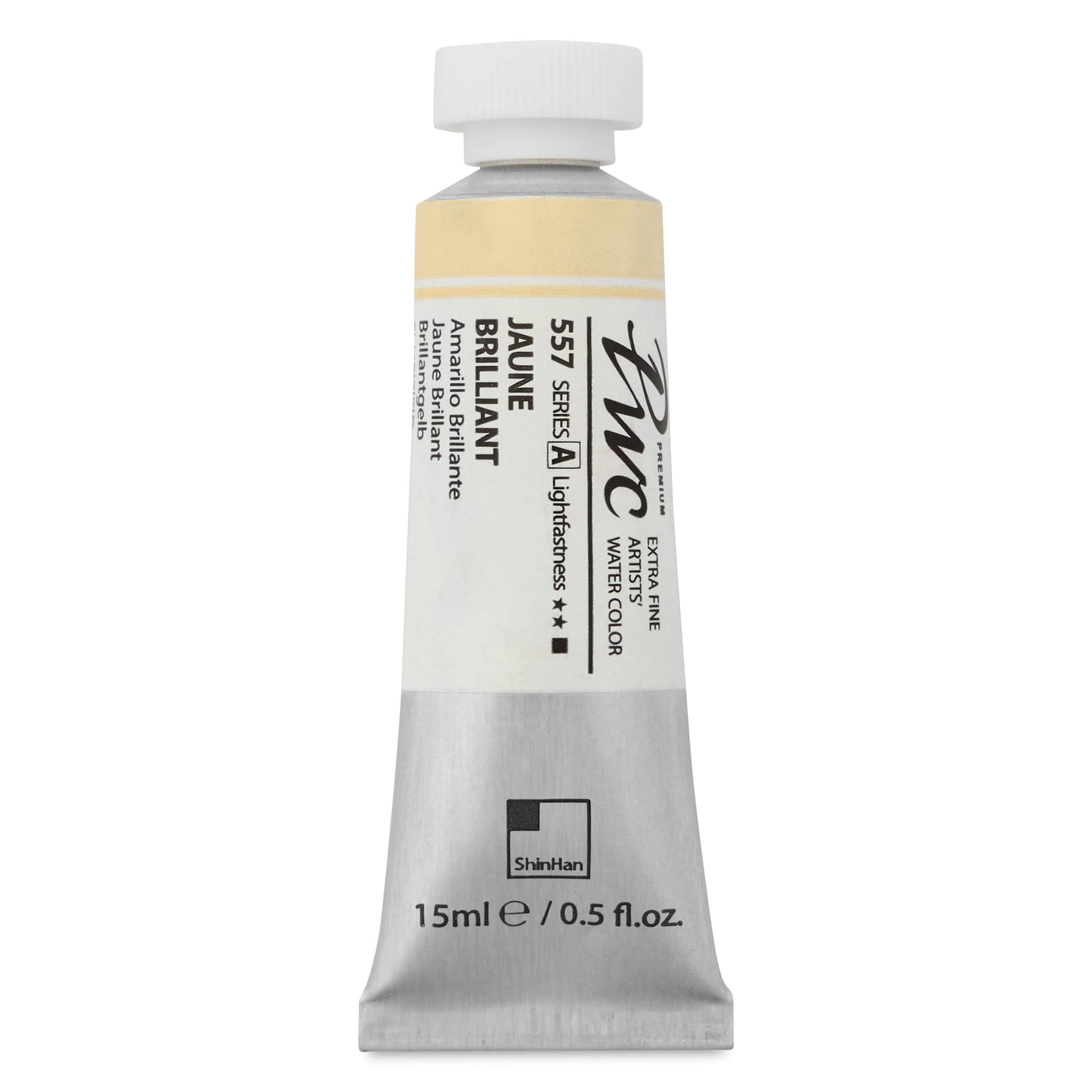 ShinHan PWC Extra Fine Professional Watercolor - Jaune Brilliant 1, 15 ml, Tube