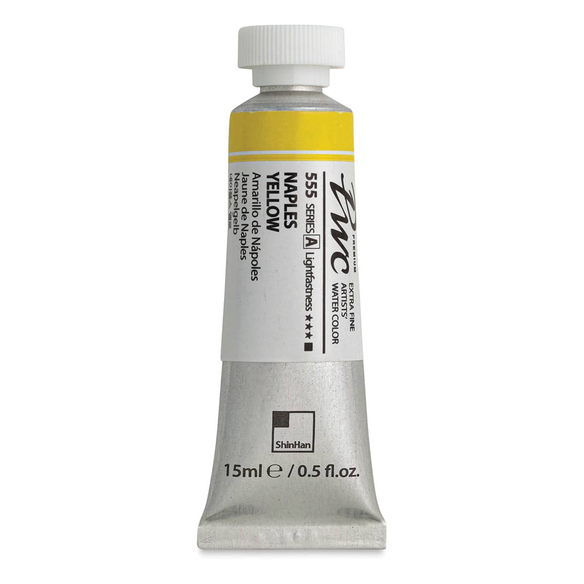 PWC Extra Fine Professional Watercolor - Naples Yellow, 15 ml, Tube