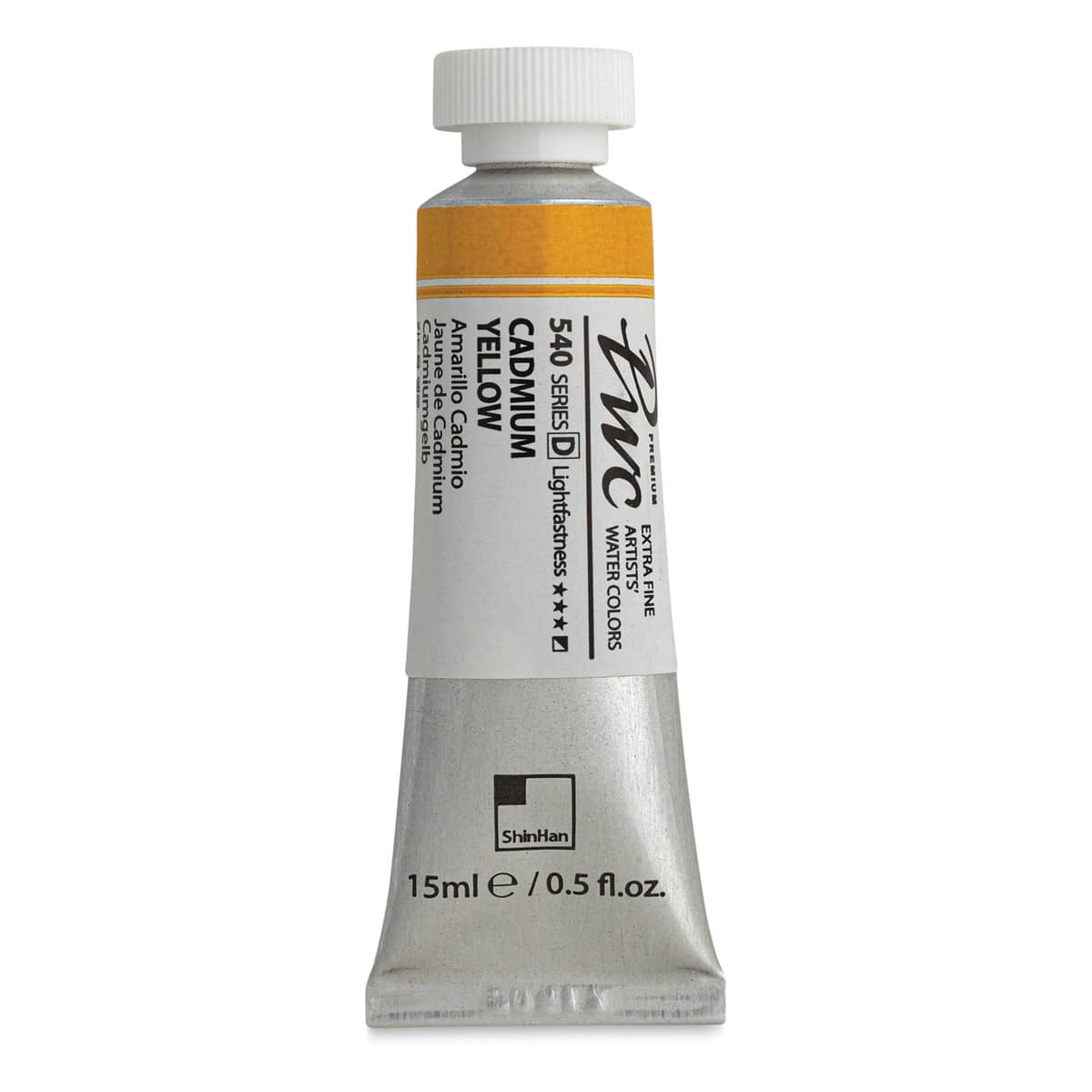PWC Extra Fine Professional Watercolor - Cadmium Yellow, 15 ml, Tube