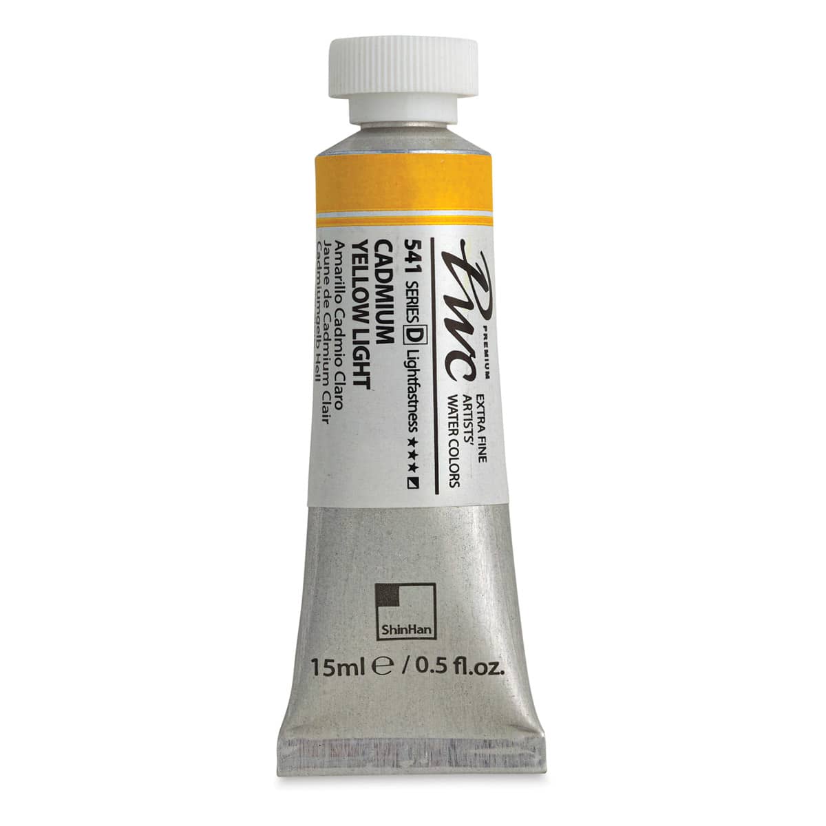 PWC Extra Fine Professional Watercolor - Cadmium Yellow Light, 15 ml, Tube