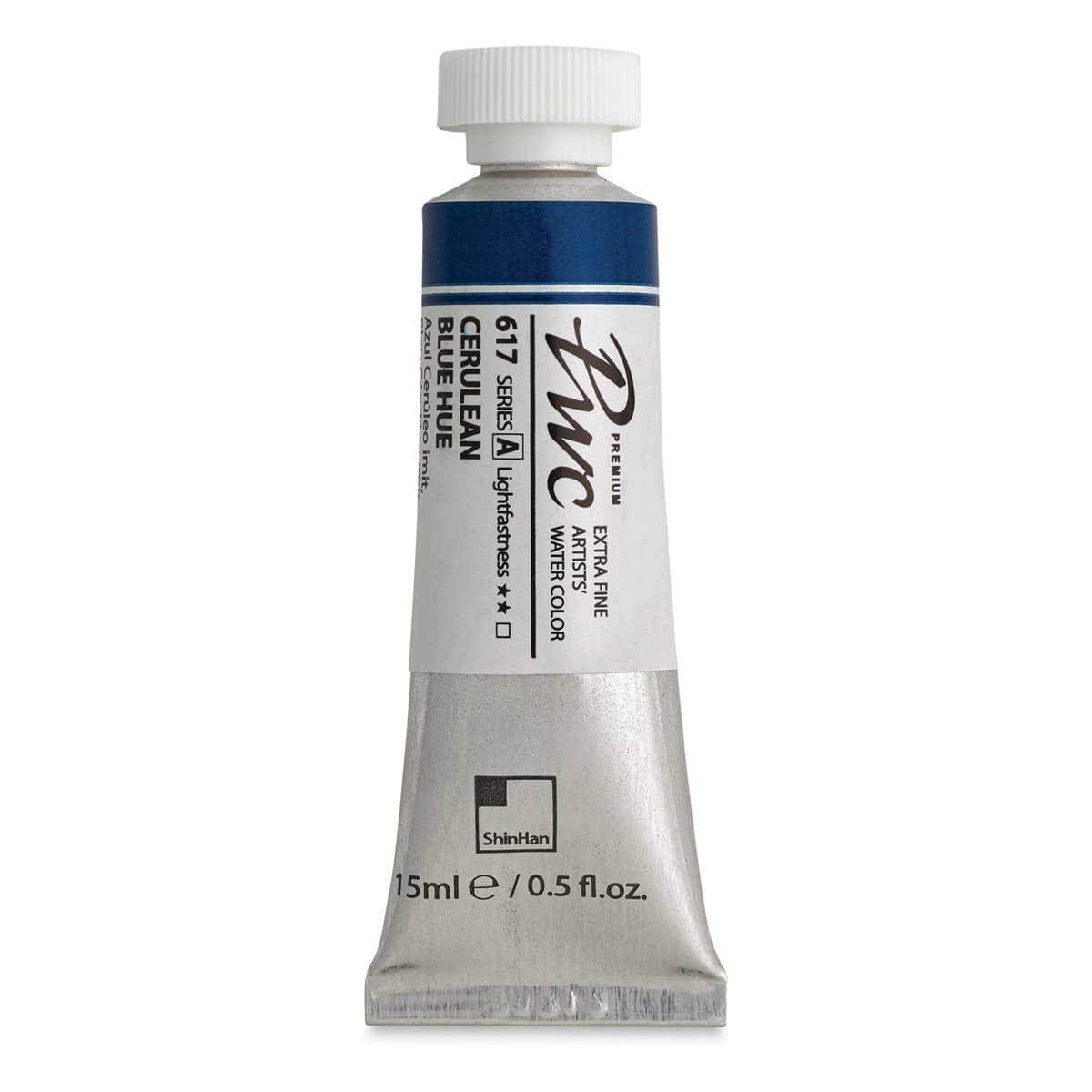 PWC Extra Fine Professional Watercolor - Cerulean Blue Hue, 15 ml, Tube