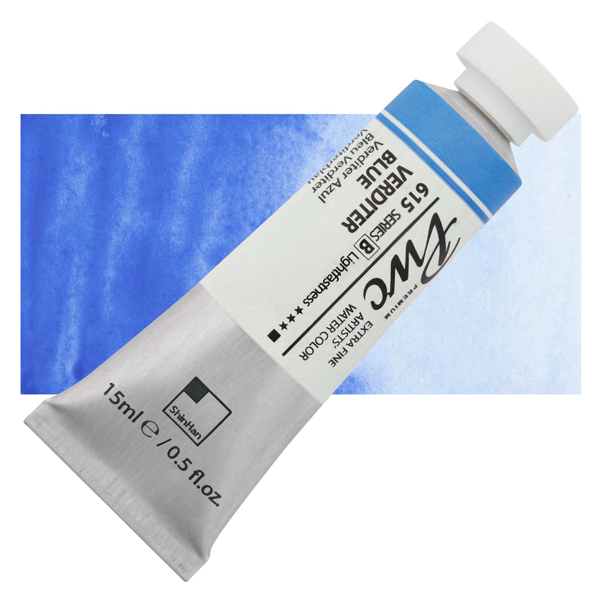 PWC Extra Fine Professional Watercolor - Verditer Blue, 15 ml, Tube