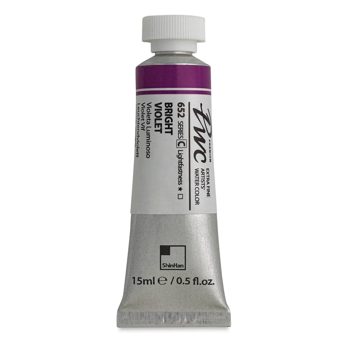 PWC Extra Fine Professional Watercolor - Bright Violet, 15 ml, Tube
