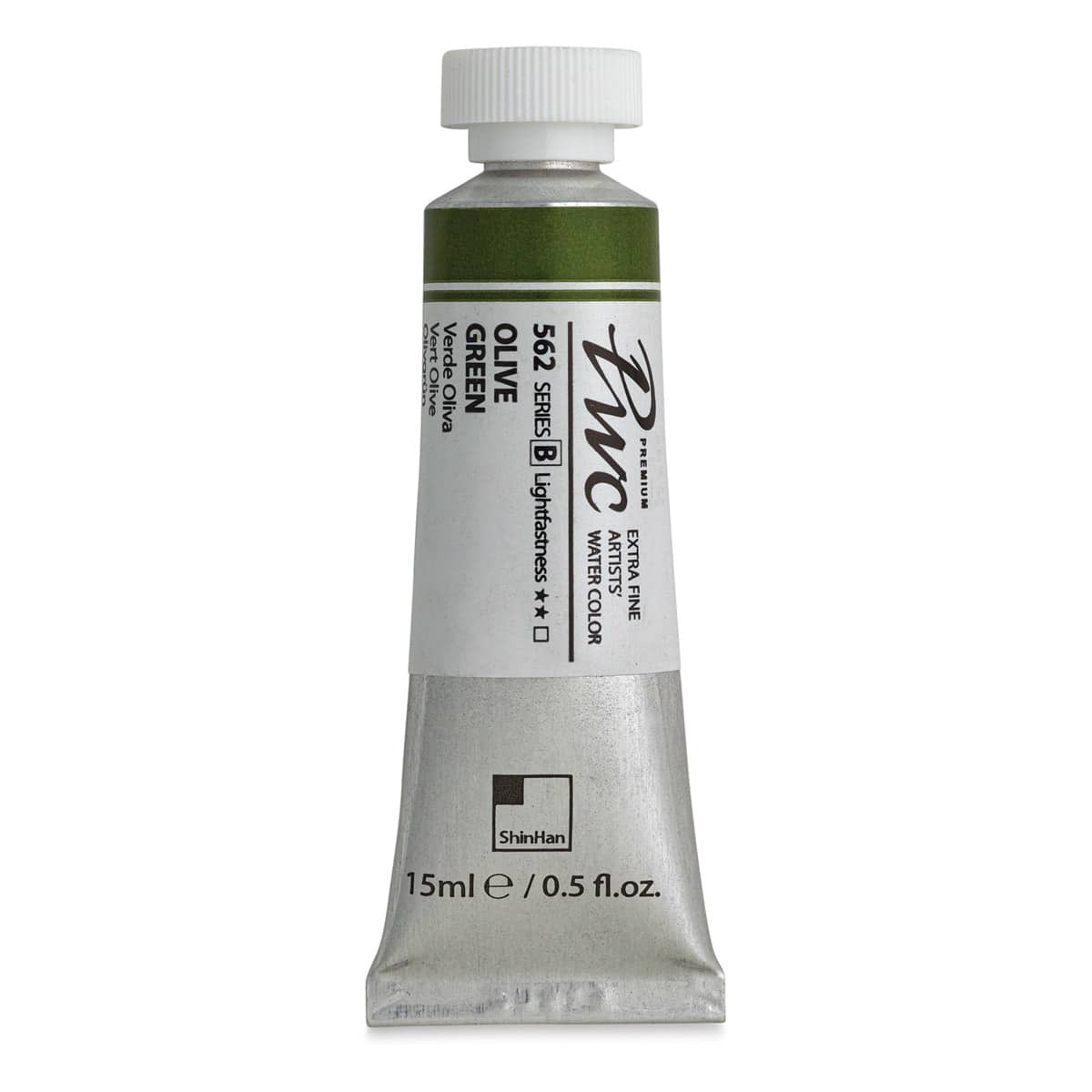 PWC Extra Fine Professional Watercolor - Olive Green, 15 ml, Tube