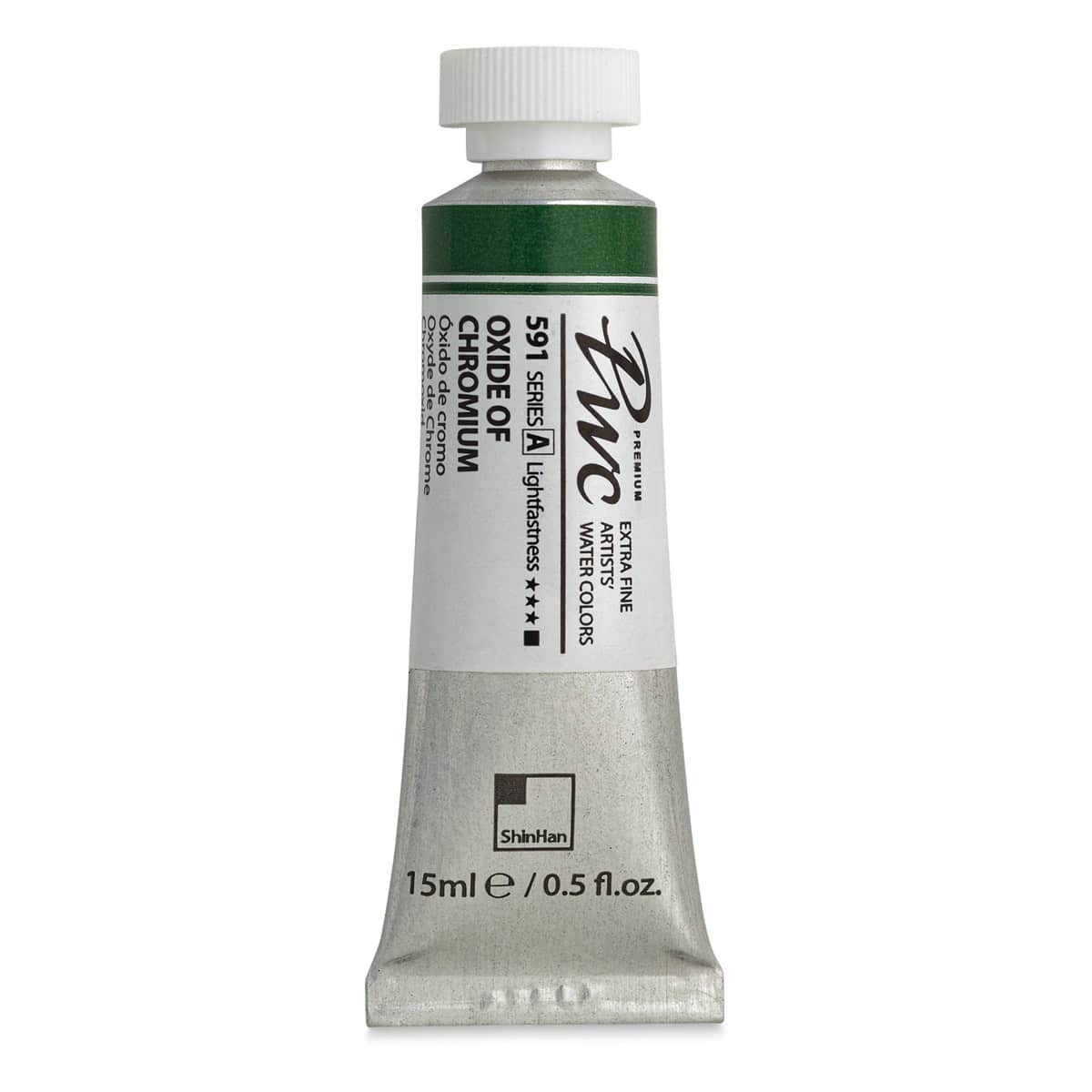 PWC Extra Fine Professional Watercolor - Oxide of Chromium, 15 ml, Tube