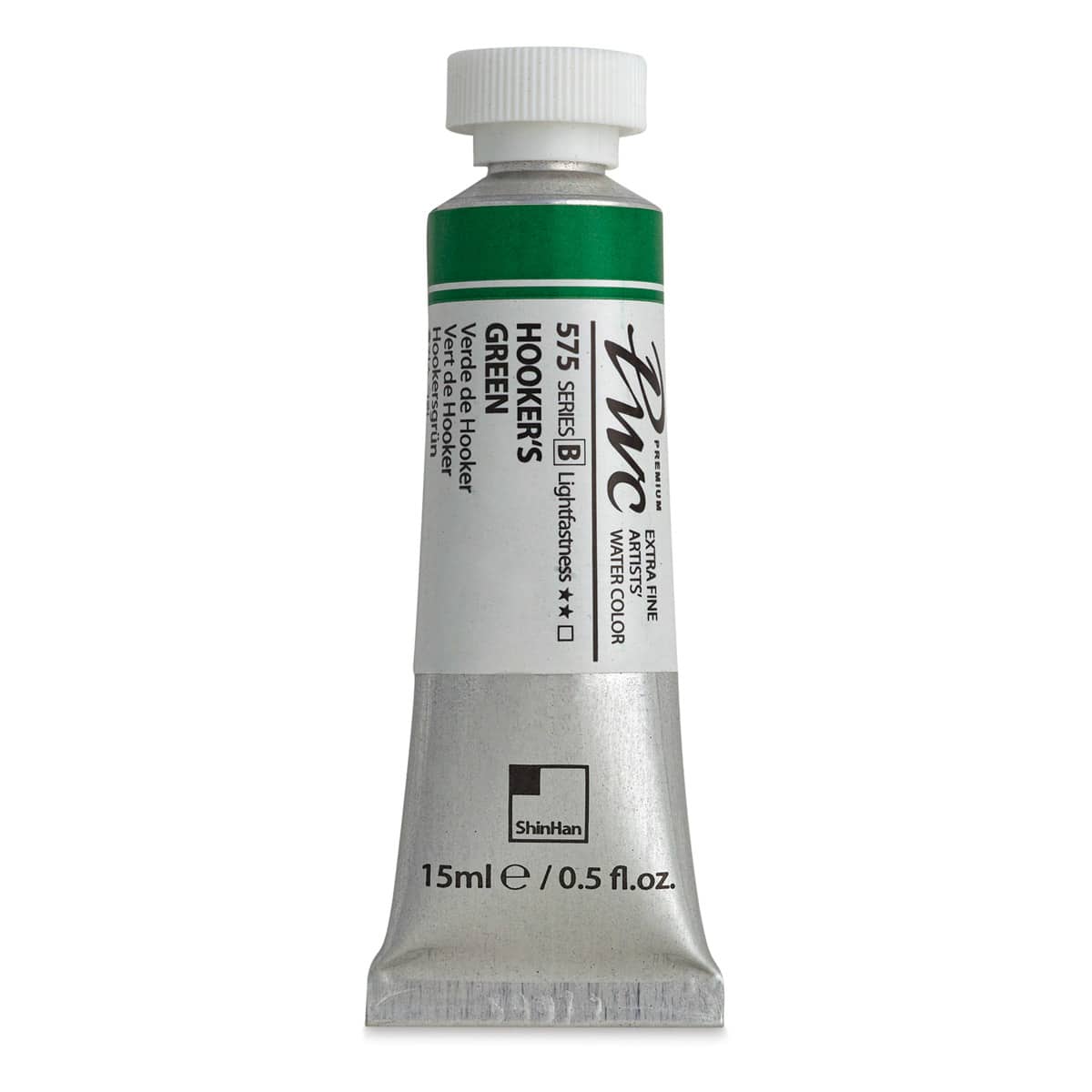 PWC Extra Fine Professional Watercolor - Hooker's Green, 15 ml, Tube