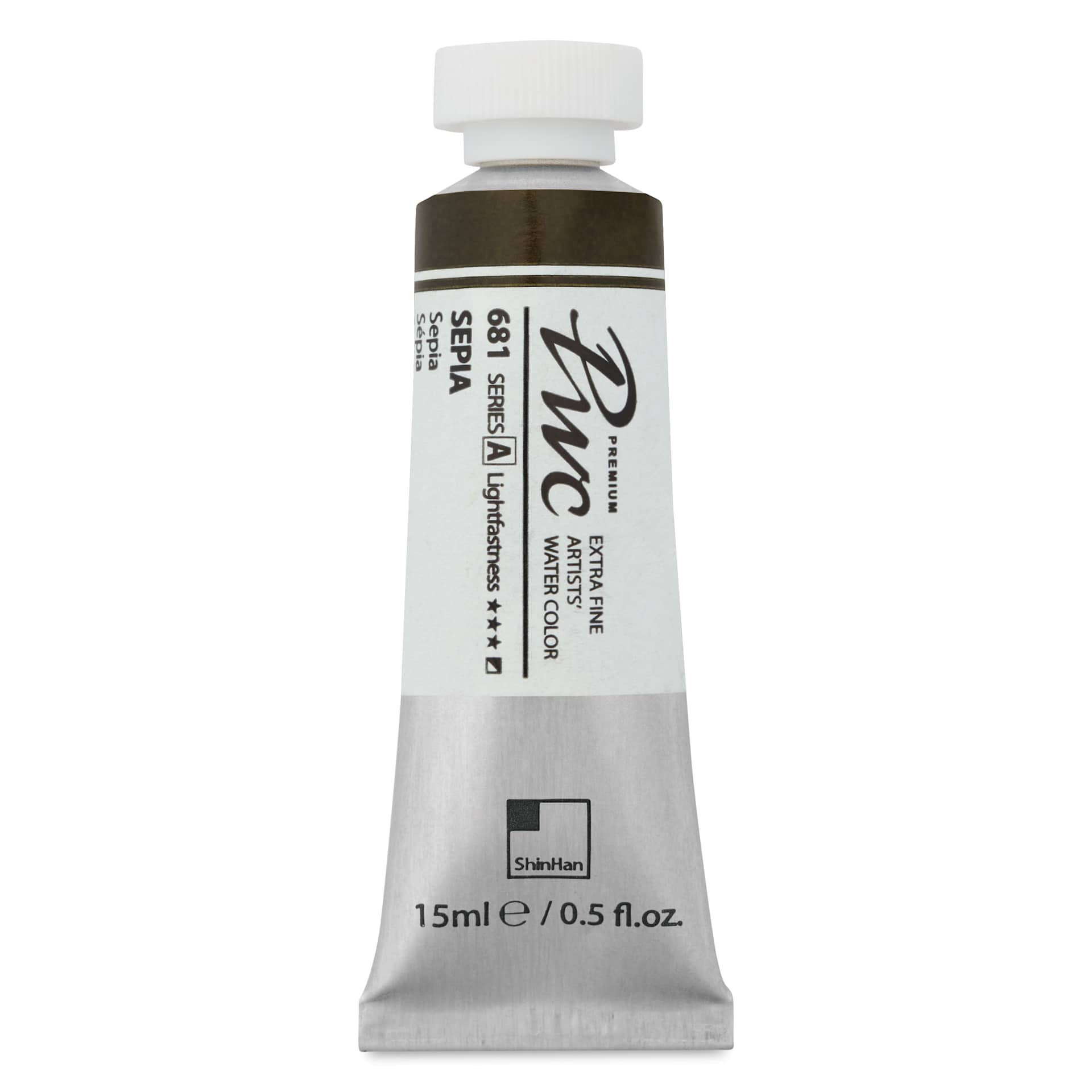 ShinHan PWC Extra Fine Professional Watercolor - Sepia, 15 ml, Tube