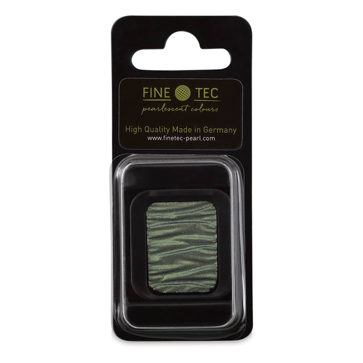 Finetec Premium Watercolor Pan - Patina (Flip-Flop), In packaging.
