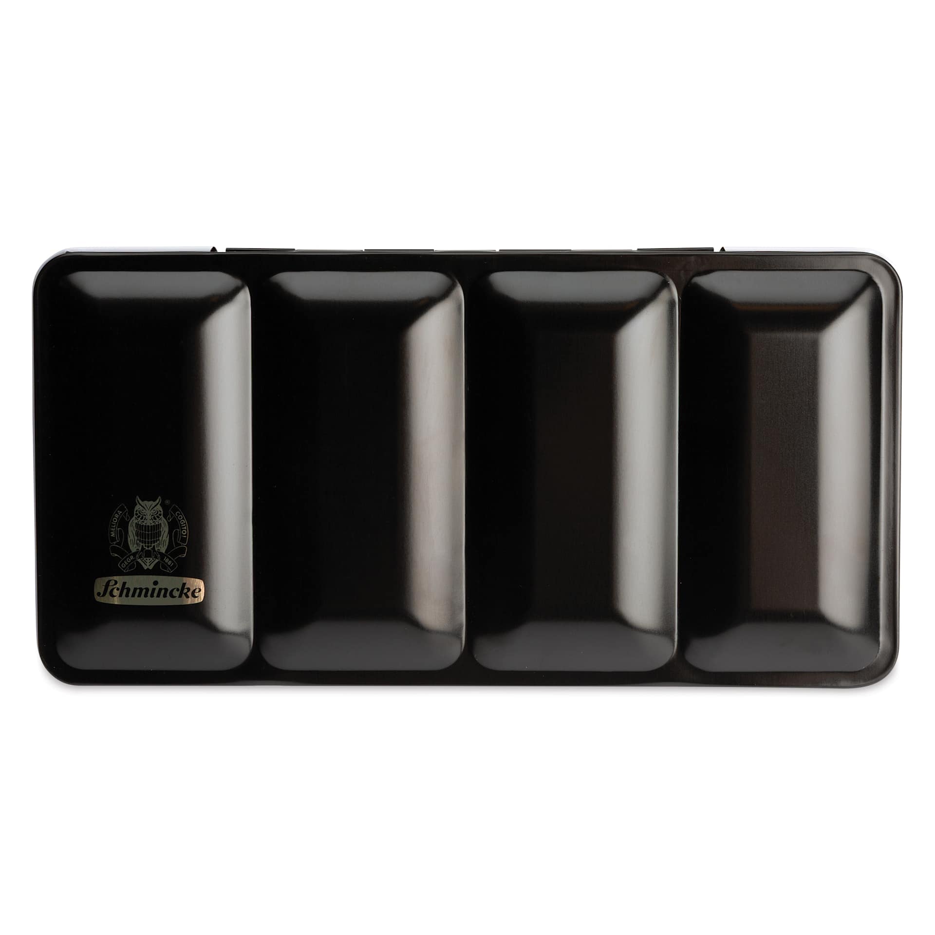 Schmincke Akademie Aquarell Watercolor Pans - Set of 40, Metal Case, Assorted Colors, Half Pans top of case